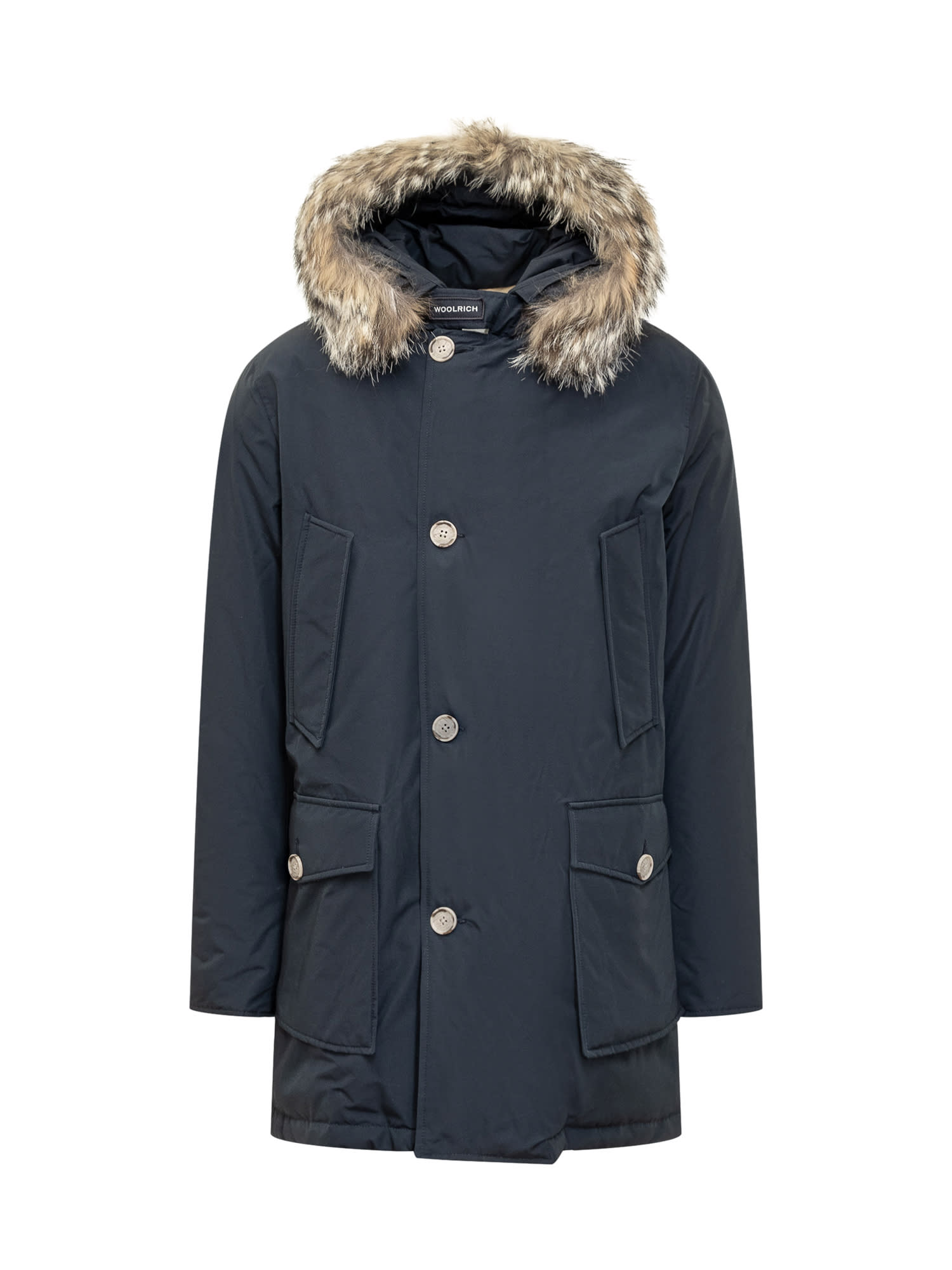 Shop Woolrich Arctic Parka In Blu Scuro