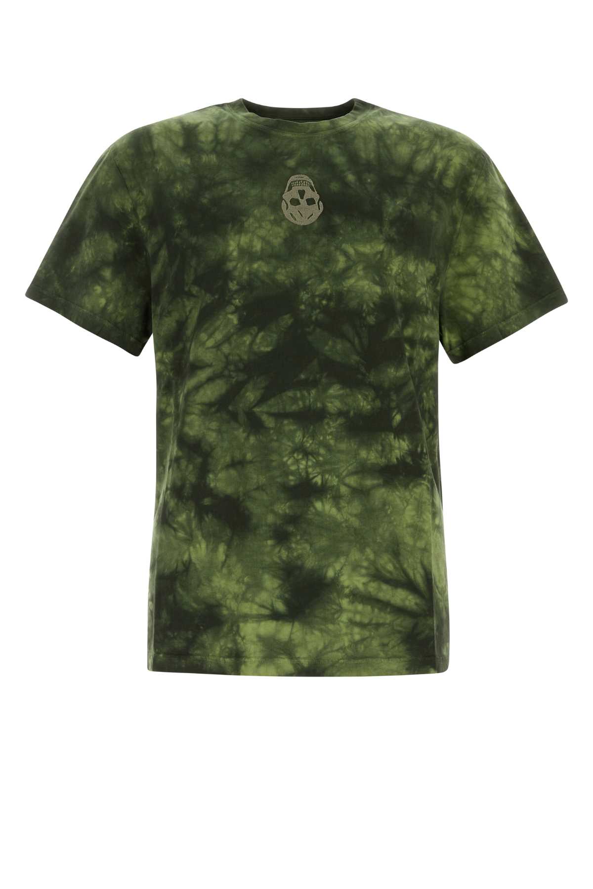 Shop Alexander Mcqueen Green Cotton T-shirt