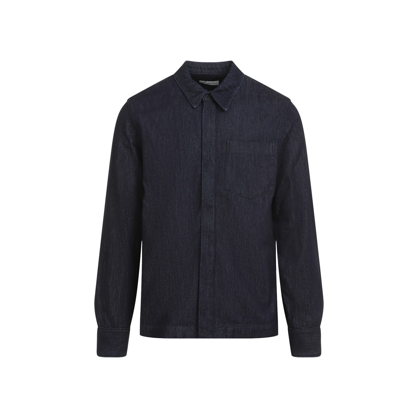 Shop Dries Van Noten Corran Shirt In Indigo