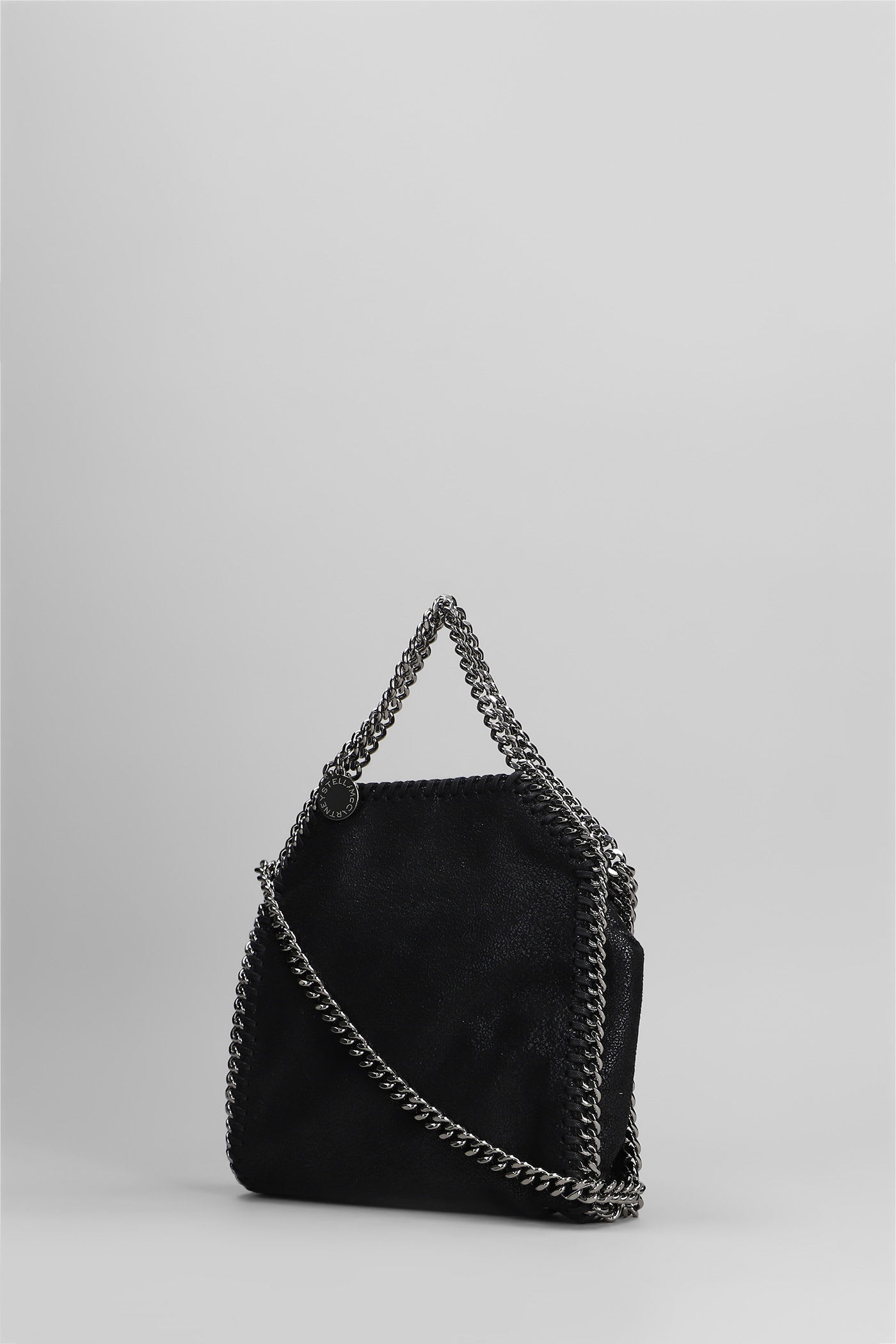 Stella Mccartney Falabella Tote In Black Polyester In Black