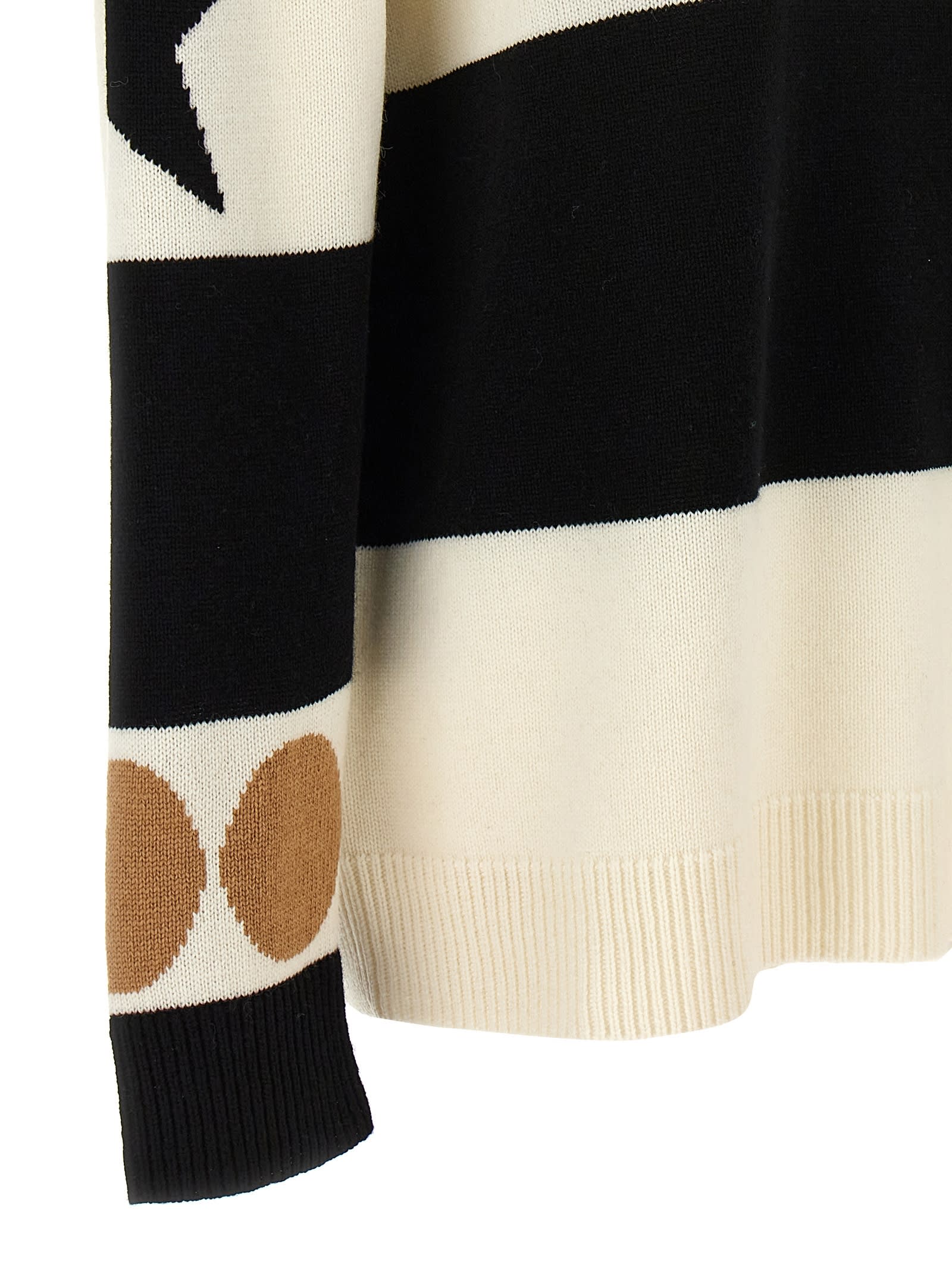 Max Mara Dirce Wool And Cashmere Sweater In Black