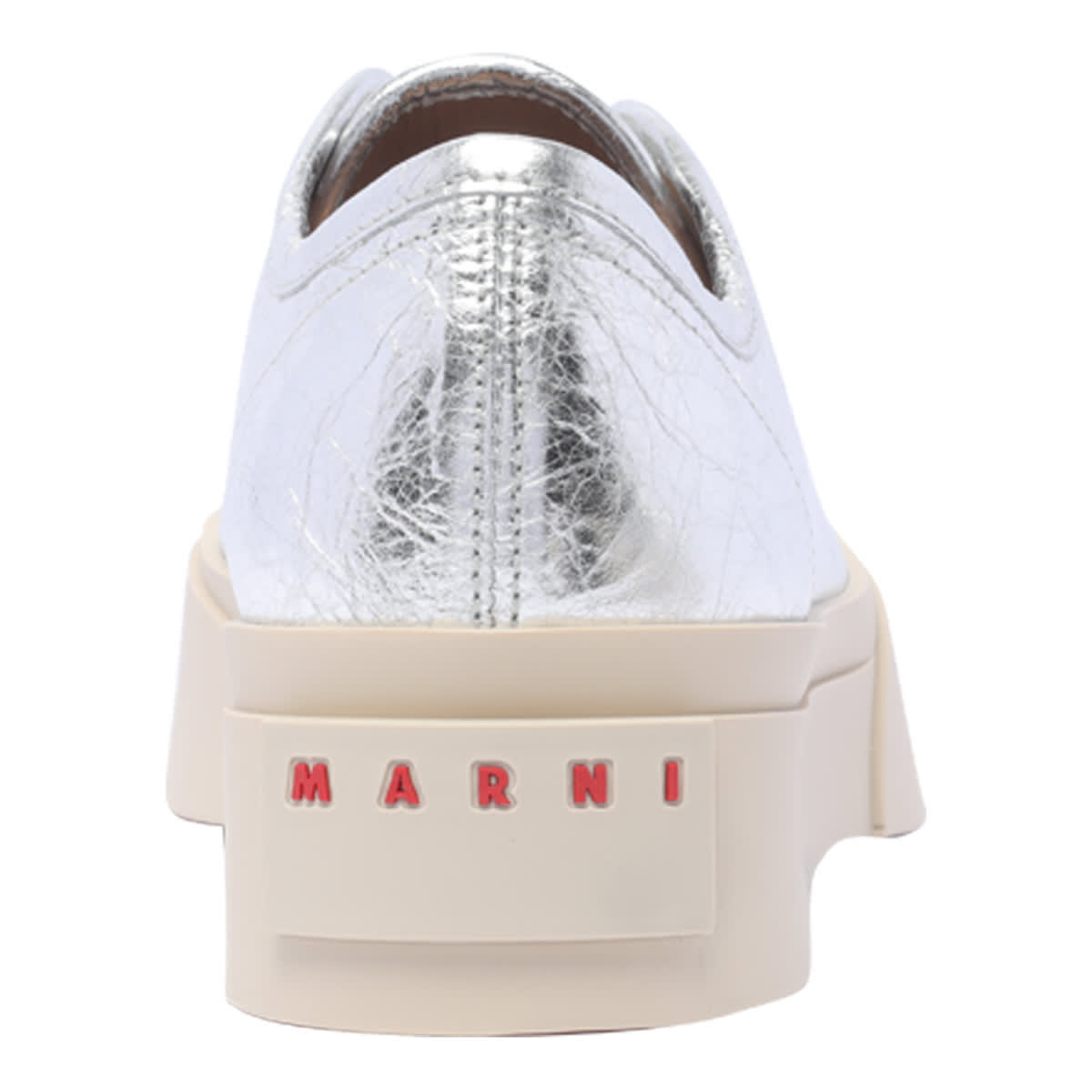 Shop Marni Pablo Sneakers In Silver