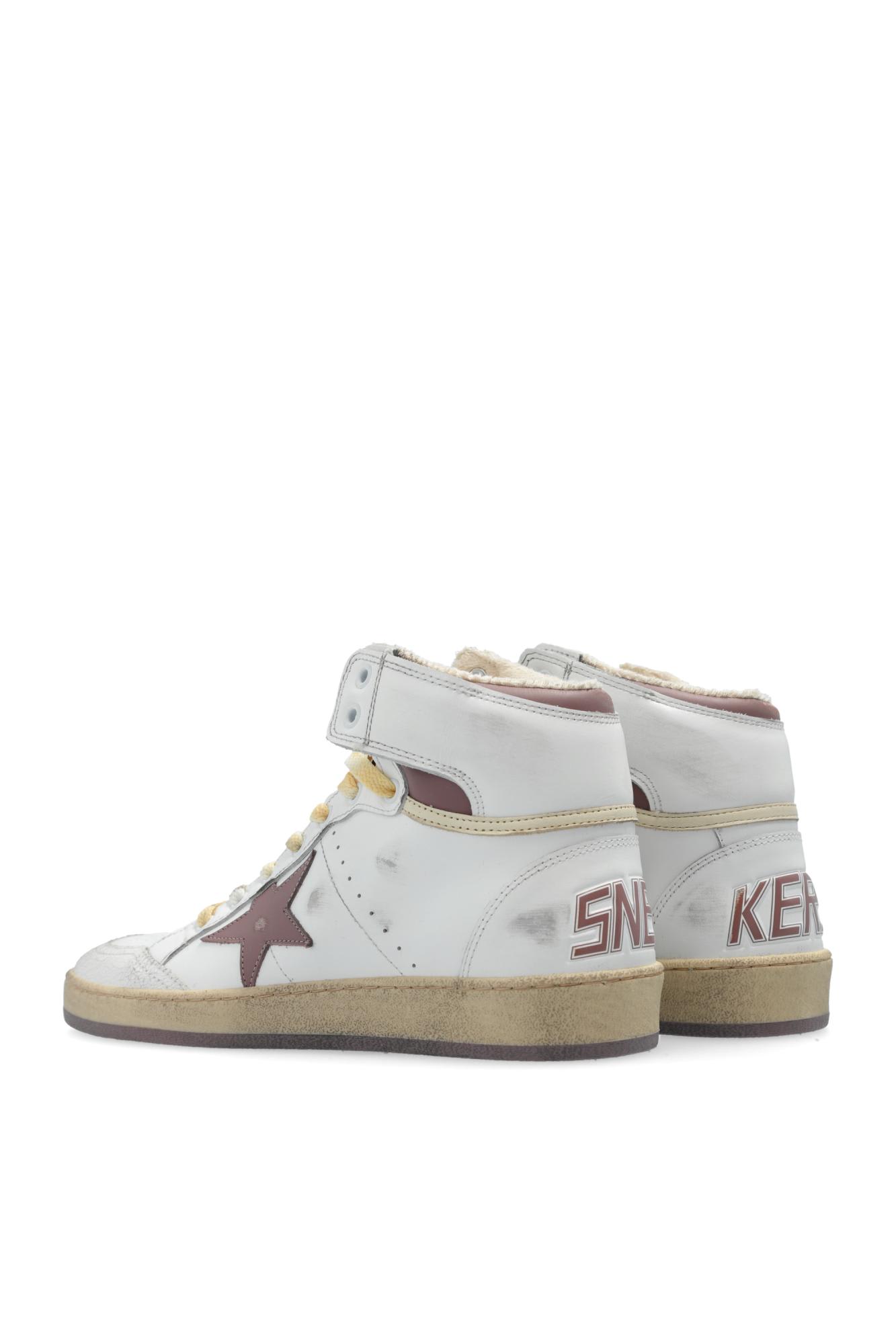 Shop Golden Goose Sneakers Sky Star In White/pink/beige