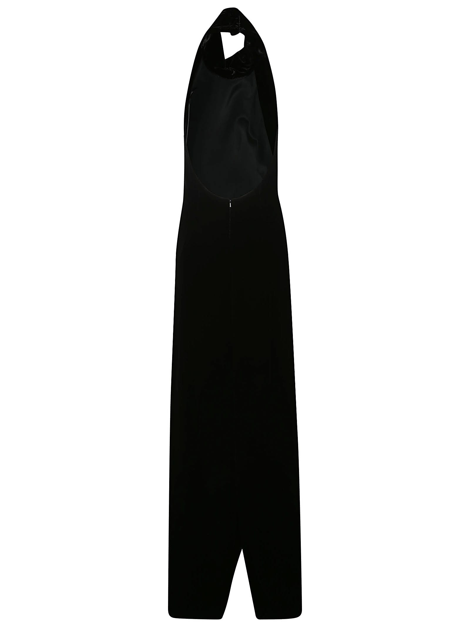 Shop Max Mara Armida Sleeveless Long Dress In Nero