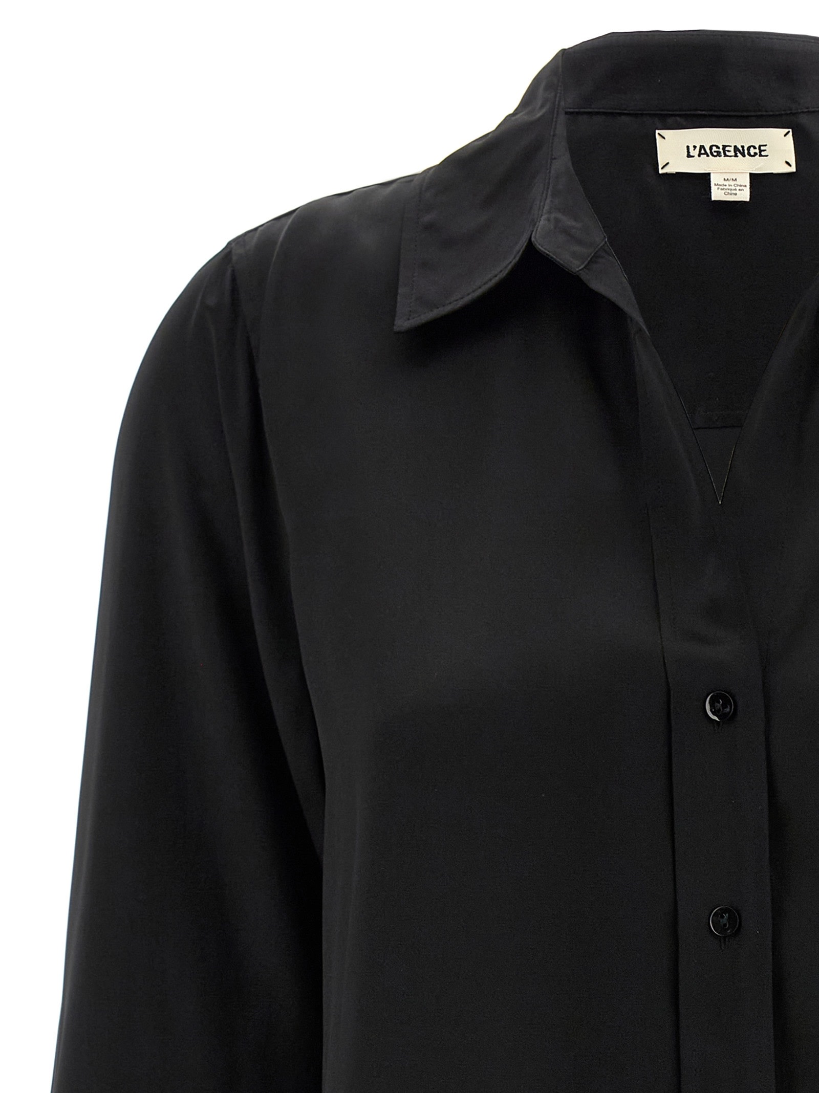 L'agence Dani Shirt In Black