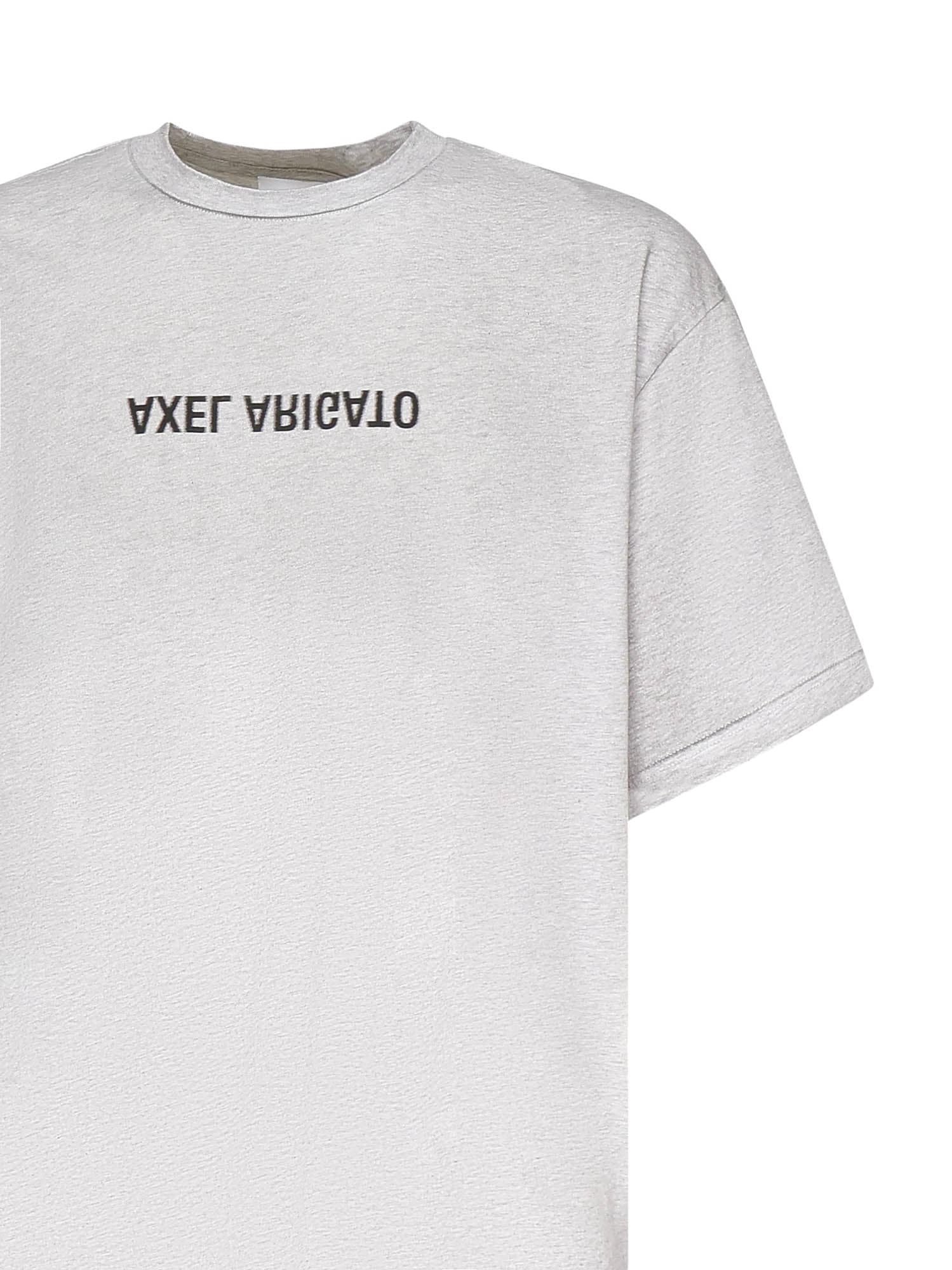 Axel Arigato Distort Light T-shirt In Gray