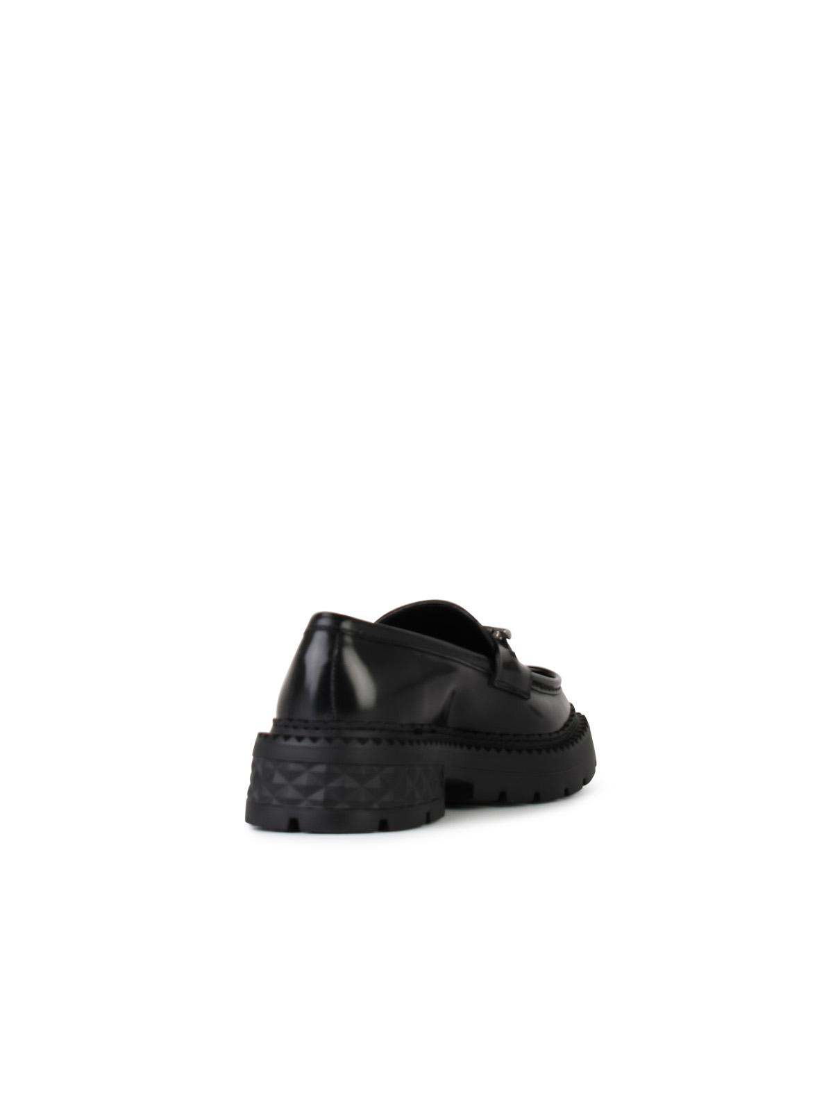 Shop Jimmy Choo Marlow Loafers In Black