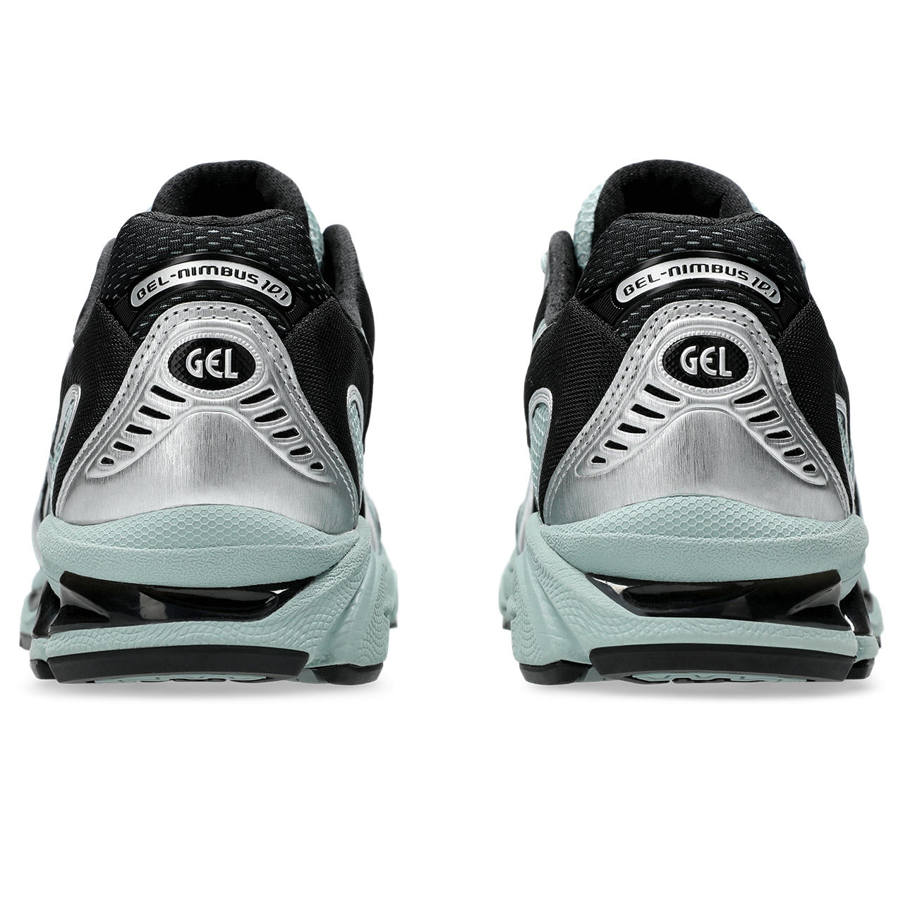 Asics Gel-nimbus 10.1 Mesh Sneakers In Ocean Haze/pure Silver
