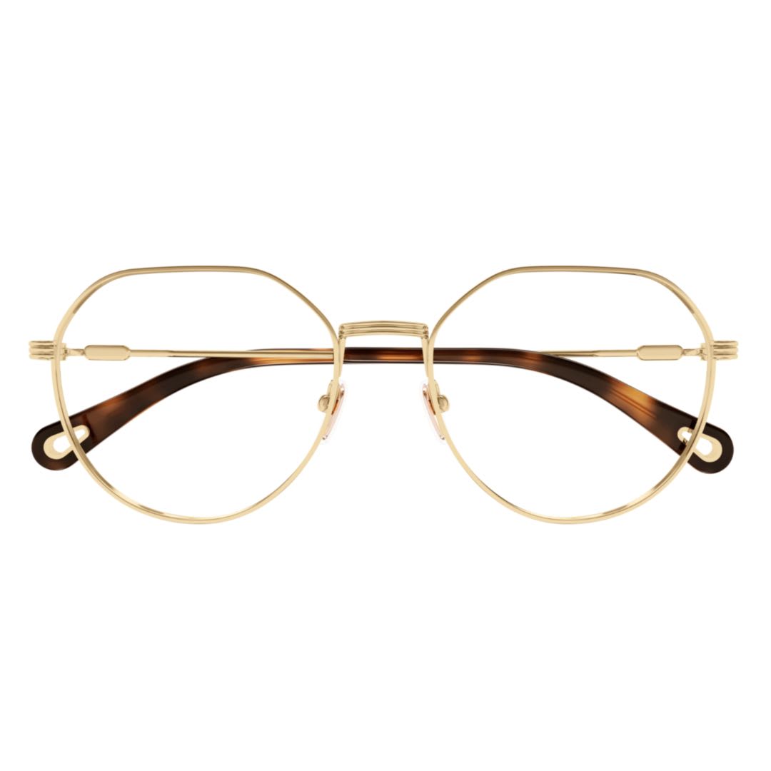 Chloé Ch0180o005 Gold Gold Transparent In Gold