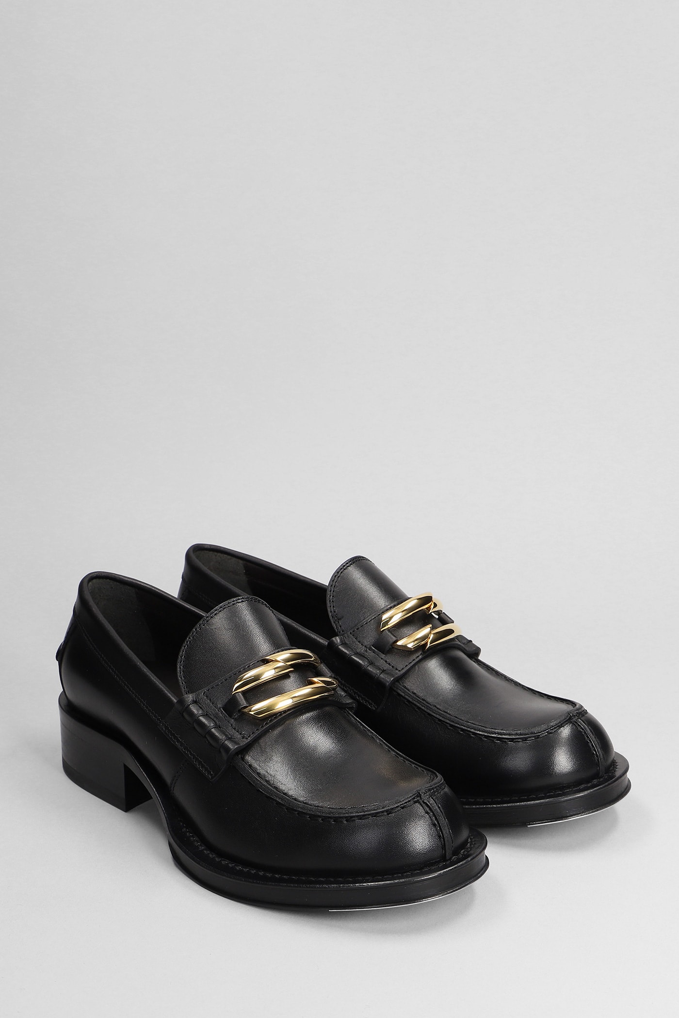 Lanvin Moccasters In Black