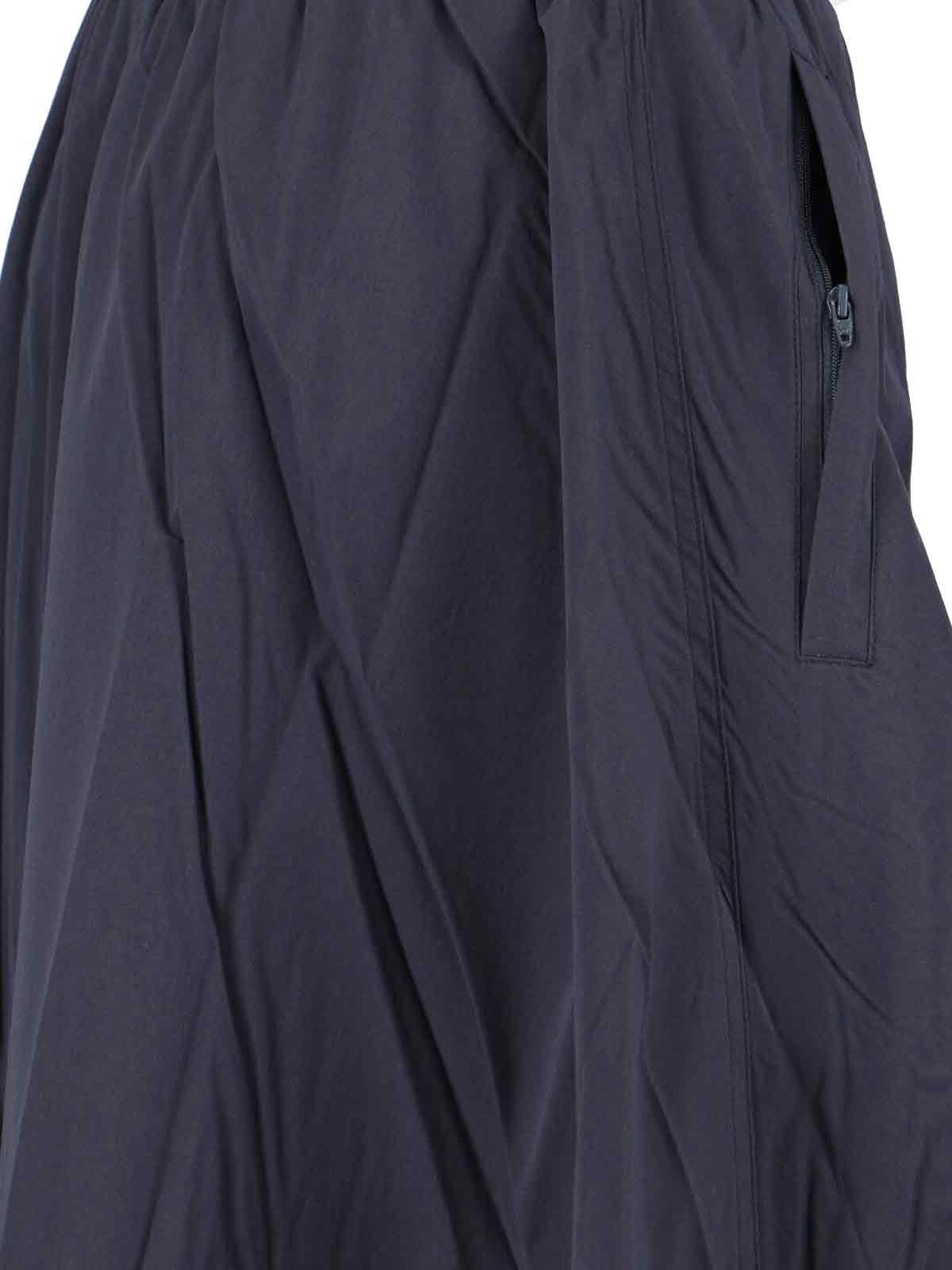 Balenciaga Maxi Logo Skirt In Blue