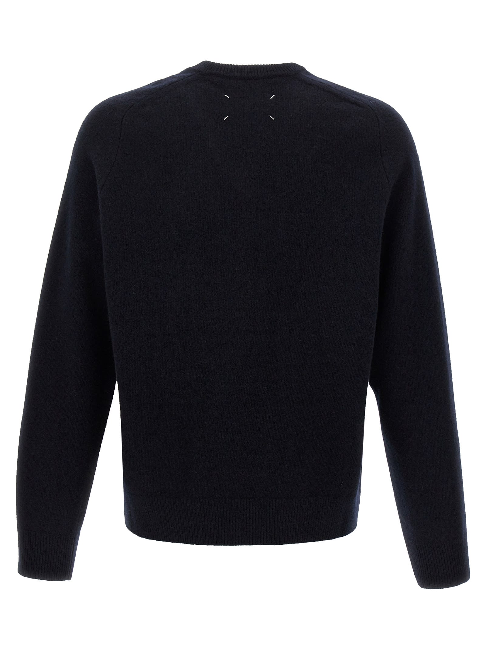 Maison Margiela Wool Sweater In Blue