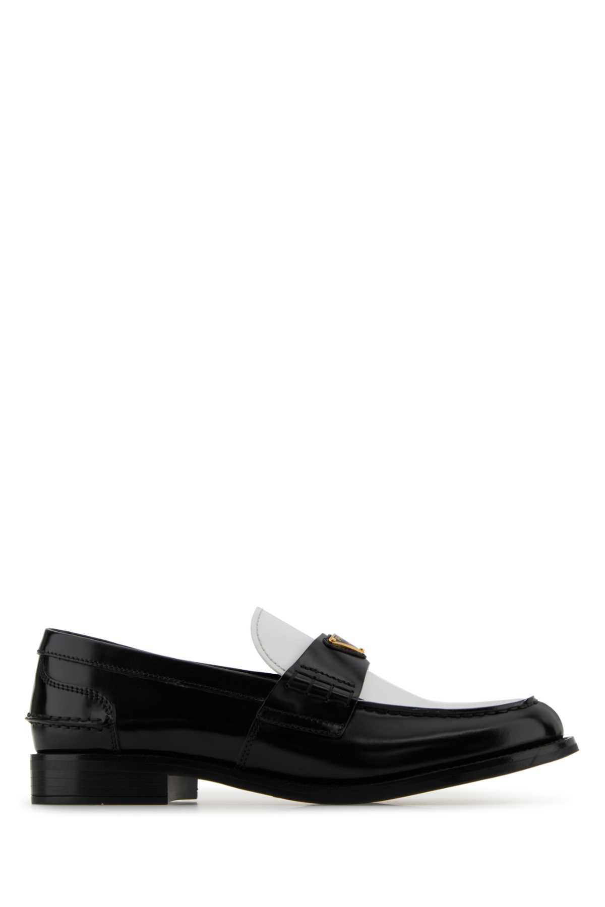 Two-tone Leather Loafers