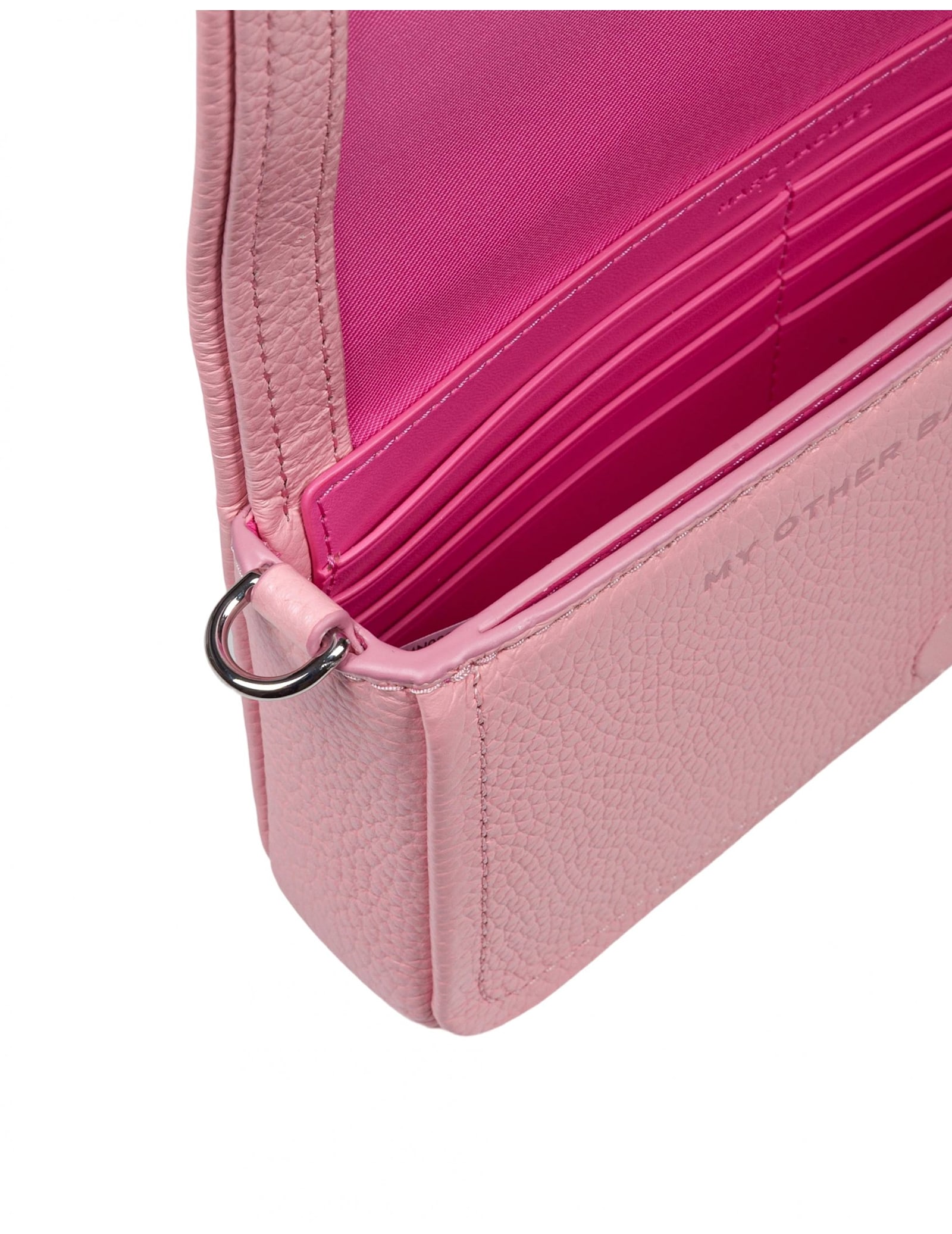 Marc Jacobs The Mini Bag In Leather Pink Color In Pink
