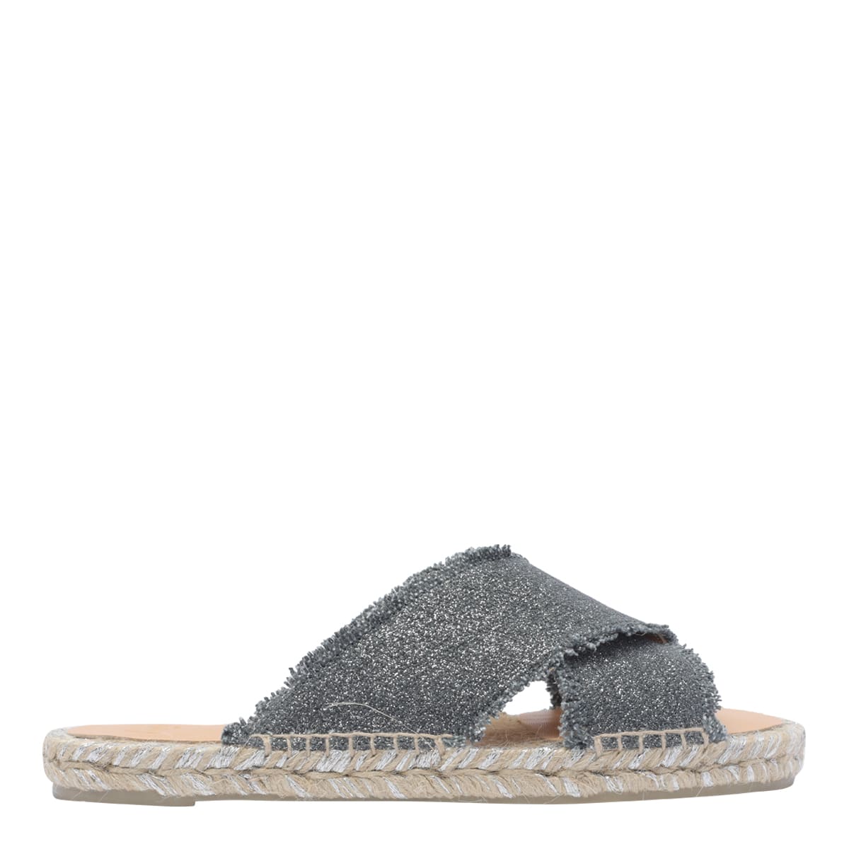 Shop Castaã±er Palmera Sandals In Grey