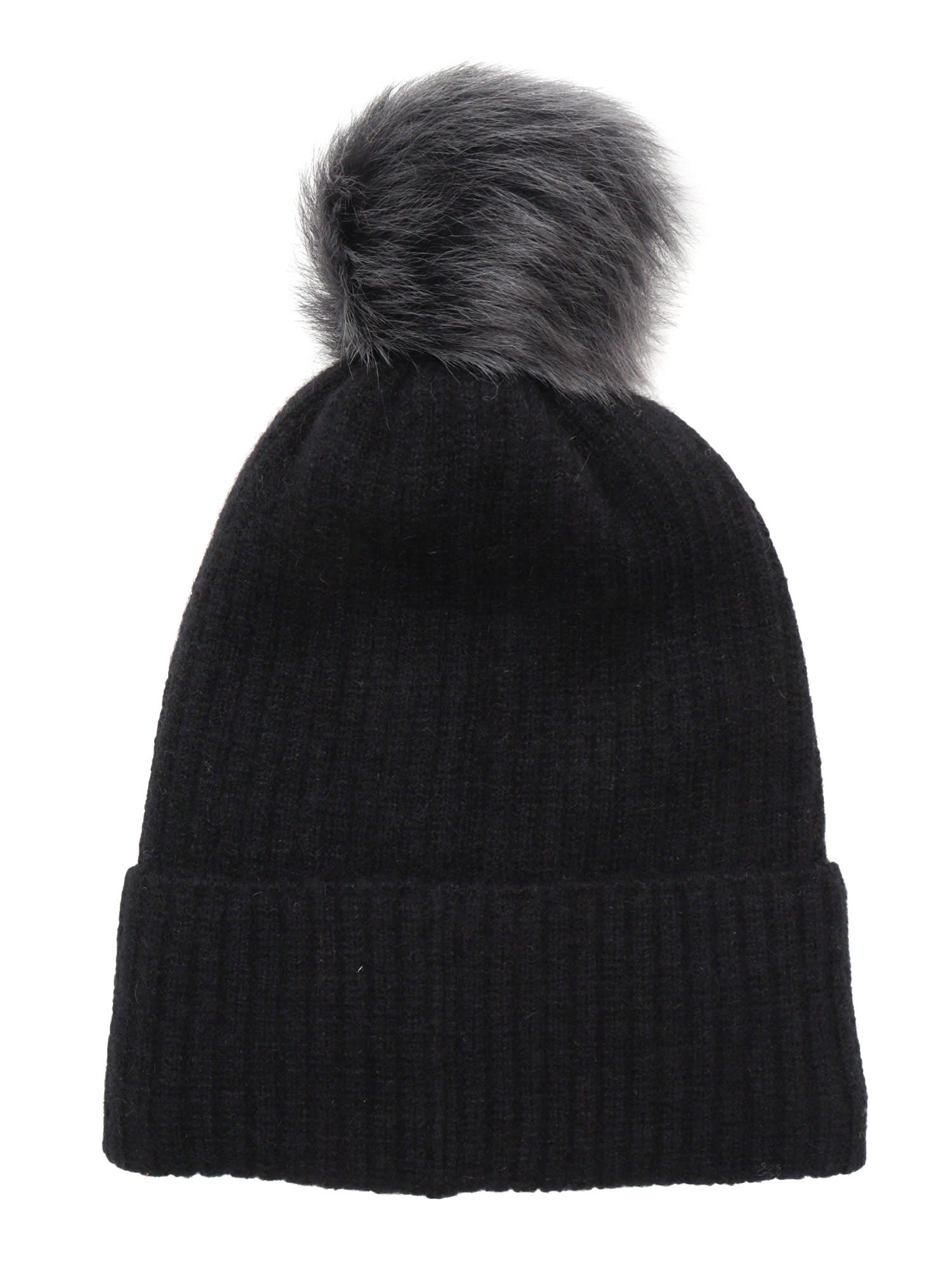 Shop Parajumpers Alpaca Pom Pom Hat Knitted Beanie In Black