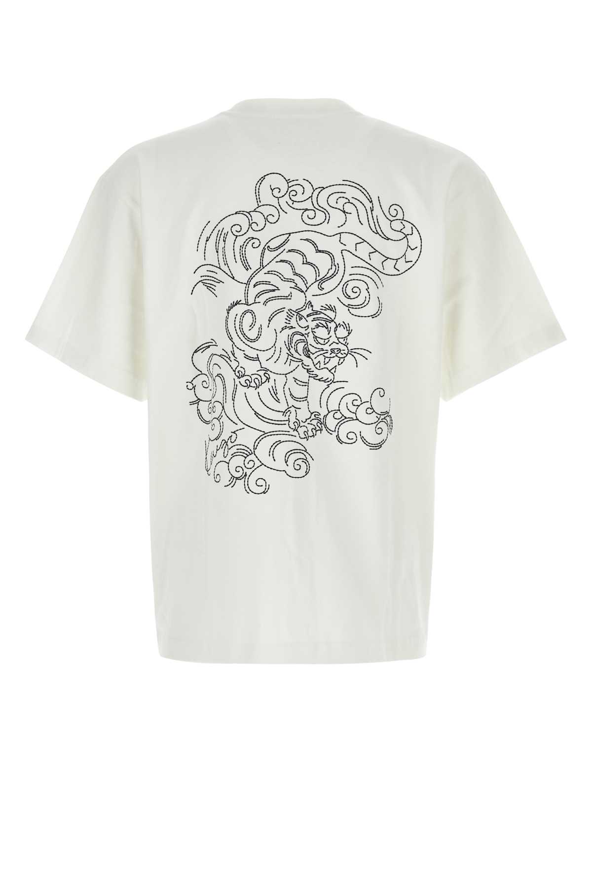 Shop Kenzo White Cotton Oversize T-shirt