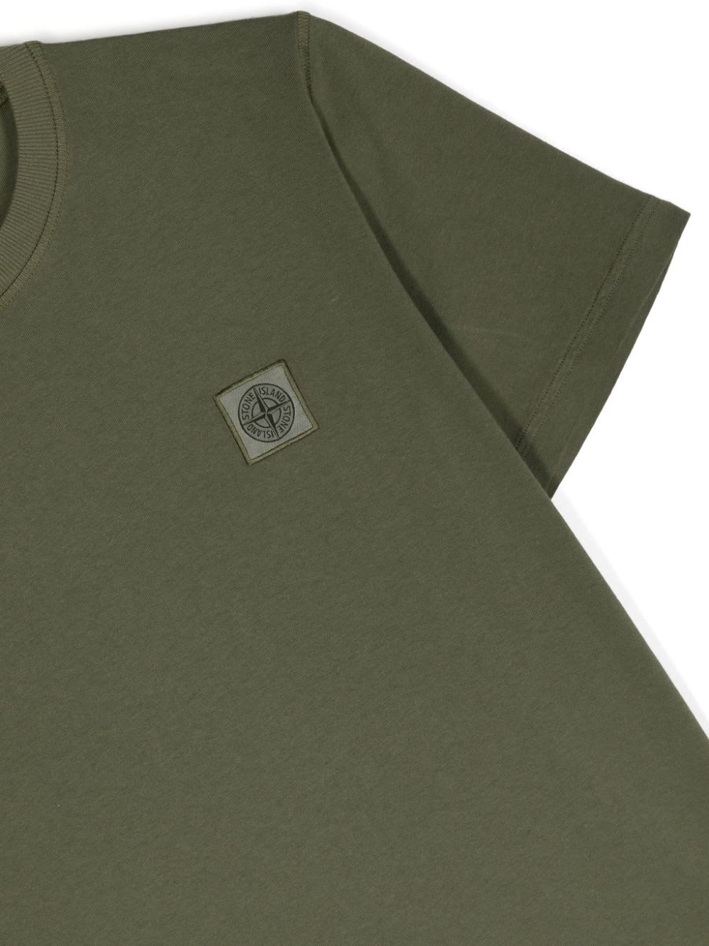 Shop Stone Island Junior T-shirt In Olive