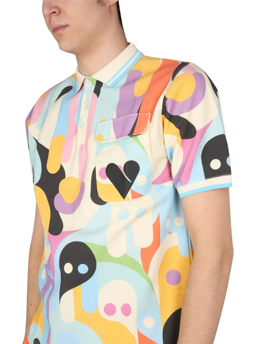 Shop Pharmacy Industry Piquet Polo In Multicolour