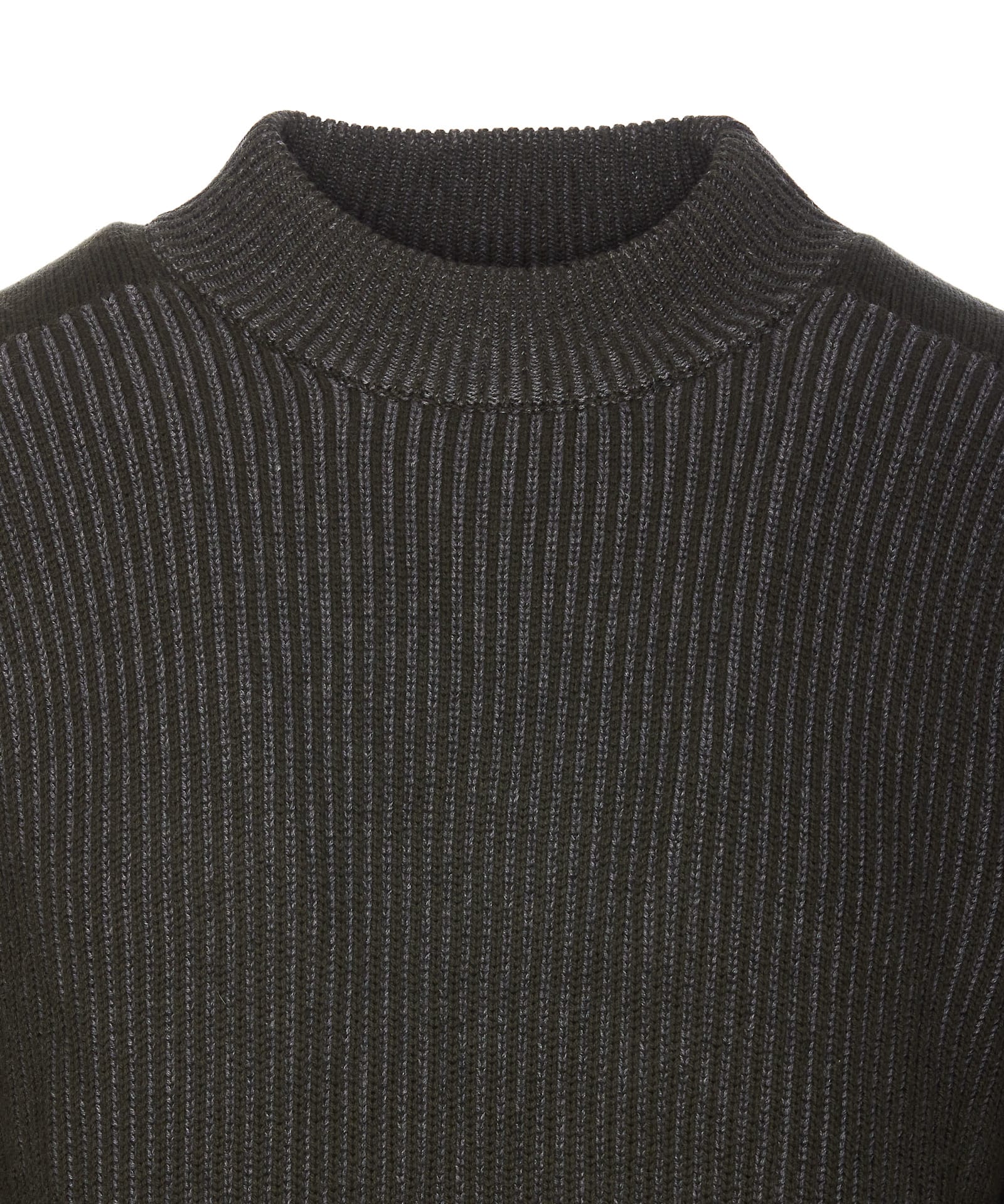 Shop Belstaff Stanley Mock Sweater In Green