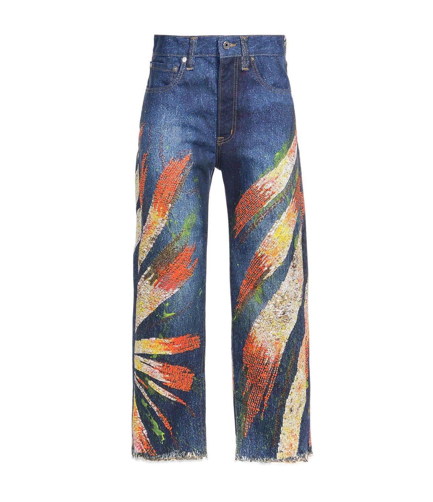 Just Cavalli Sequin-embellished High-waist Jeans