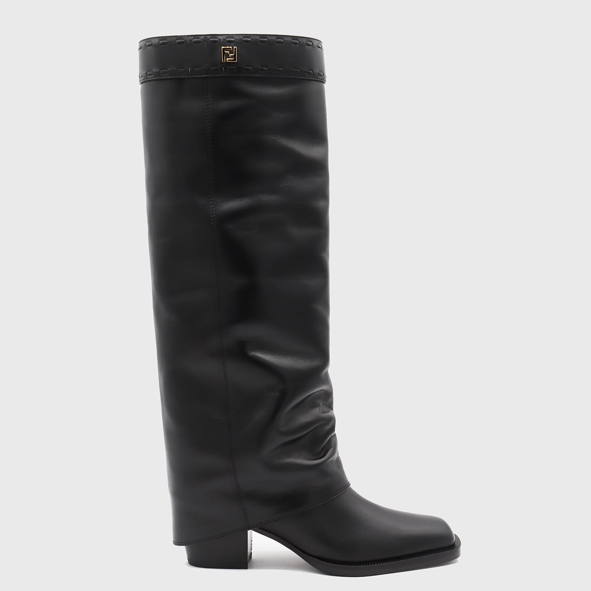 Fendi Black Leather Boots