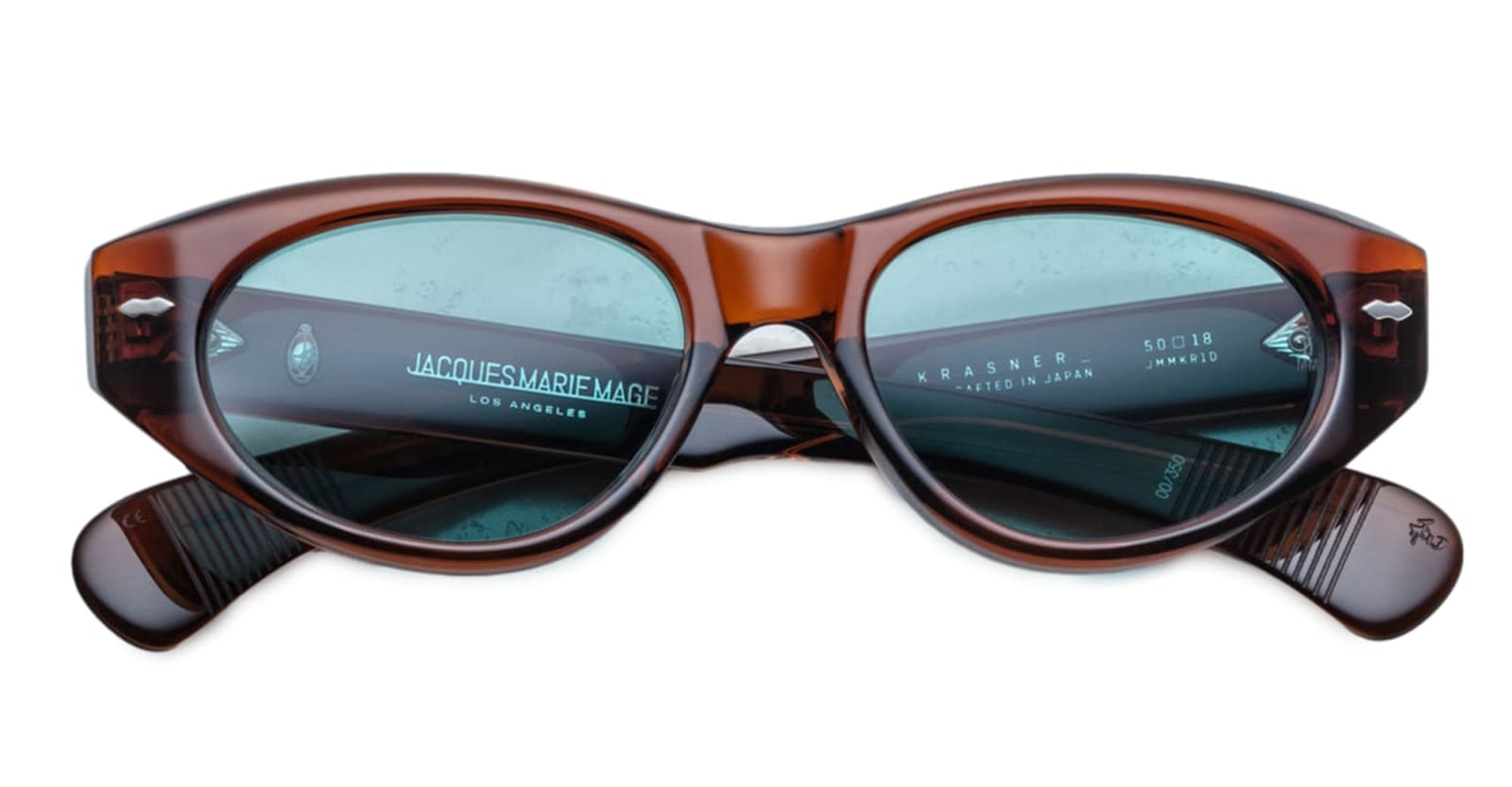 Shop Jacques Marie Mage Krasner - Hickory Sunglasses In Brown