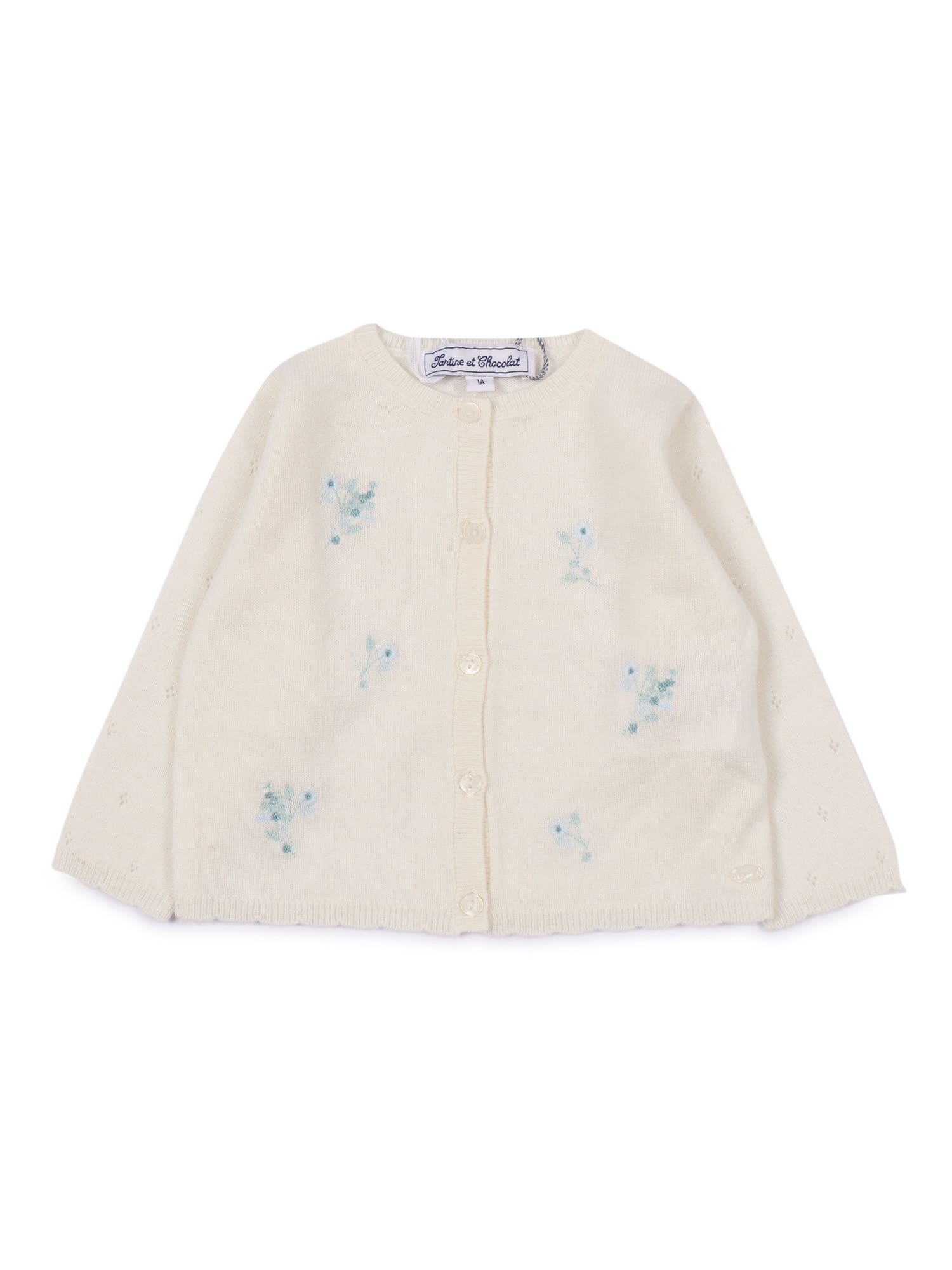 Tartine Et Chocolat Cardigan In Green