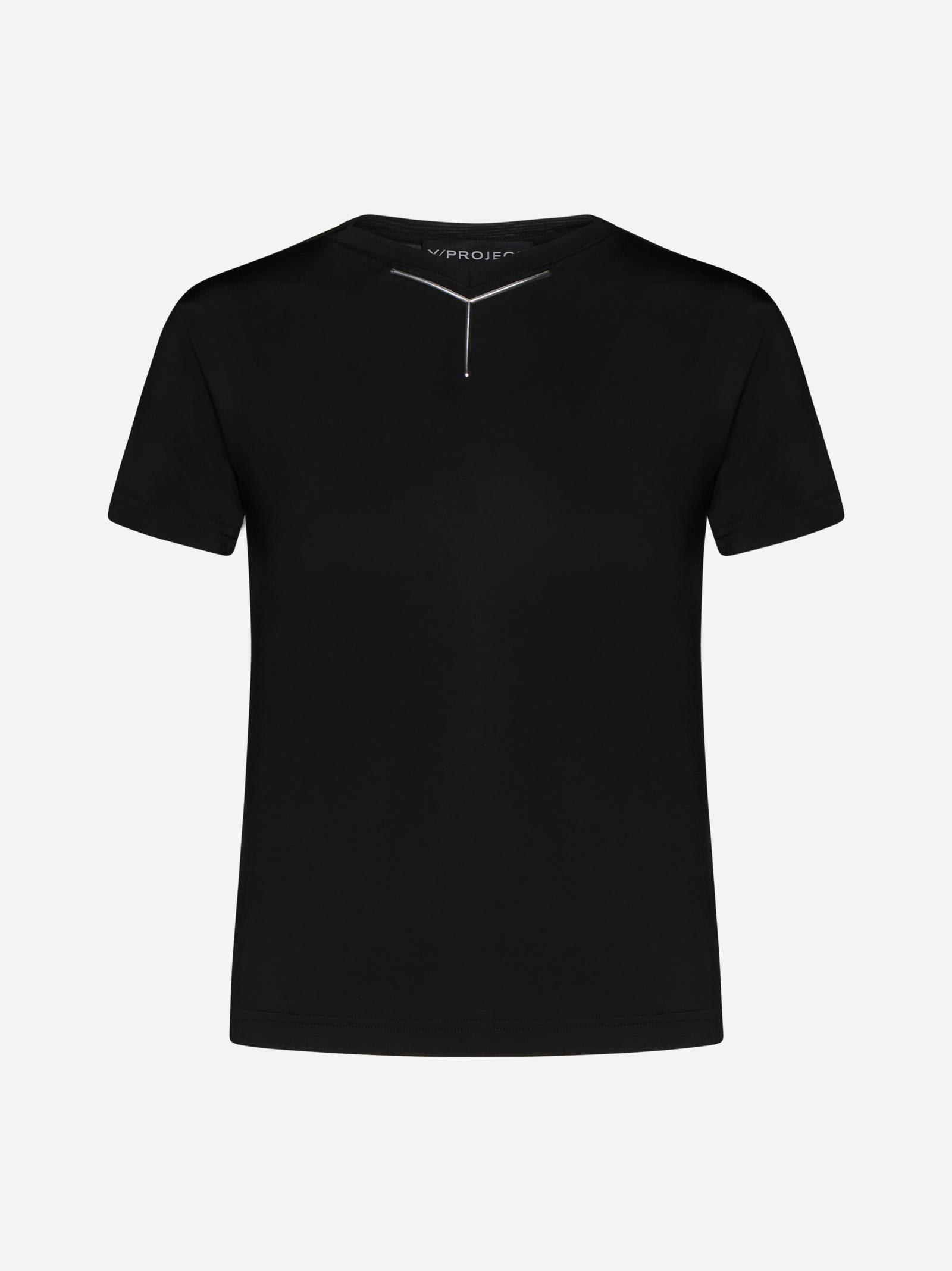 Logo-plaque Viscose T-shirt