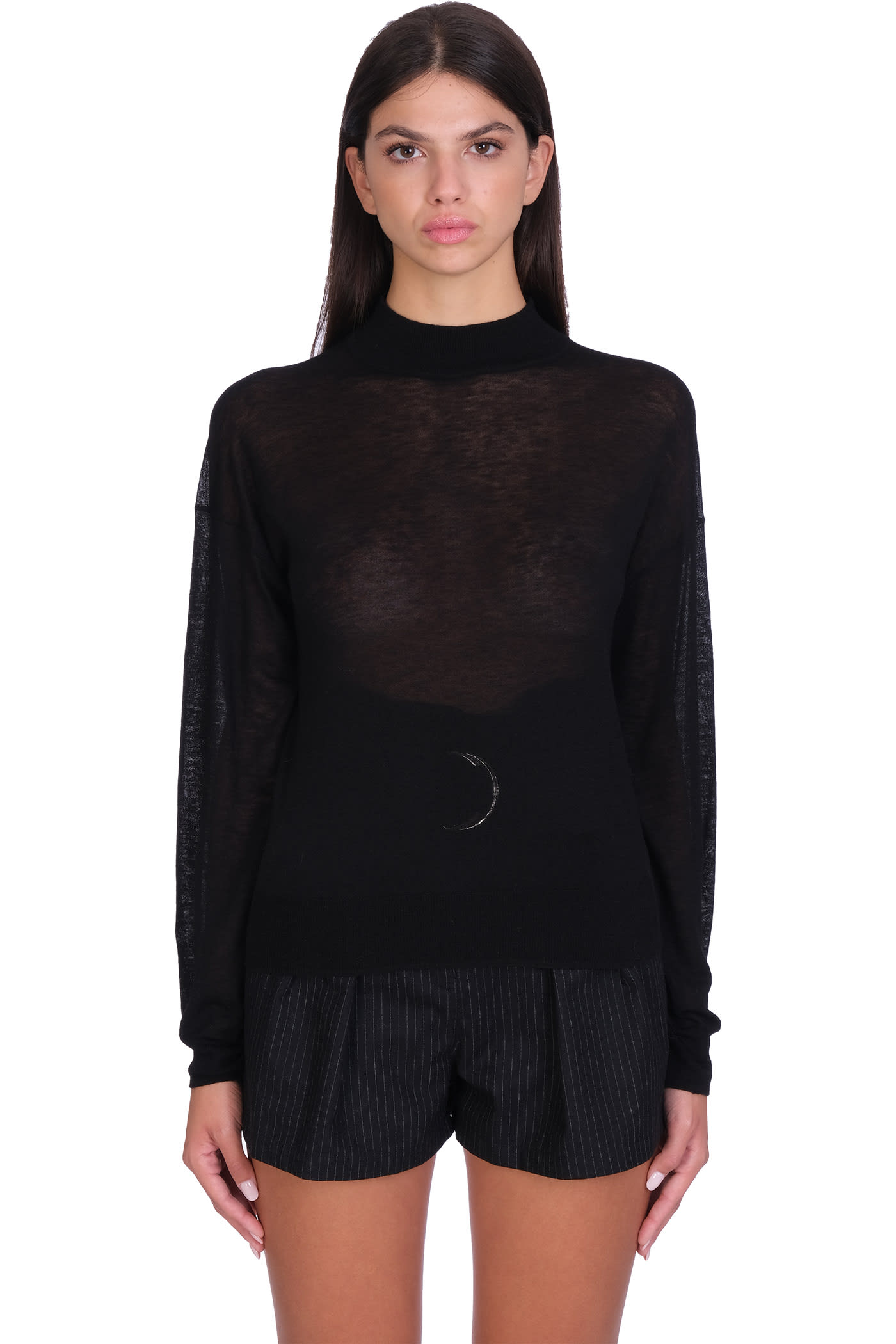 IRO Vanya Knitwear In Black Cashmere
