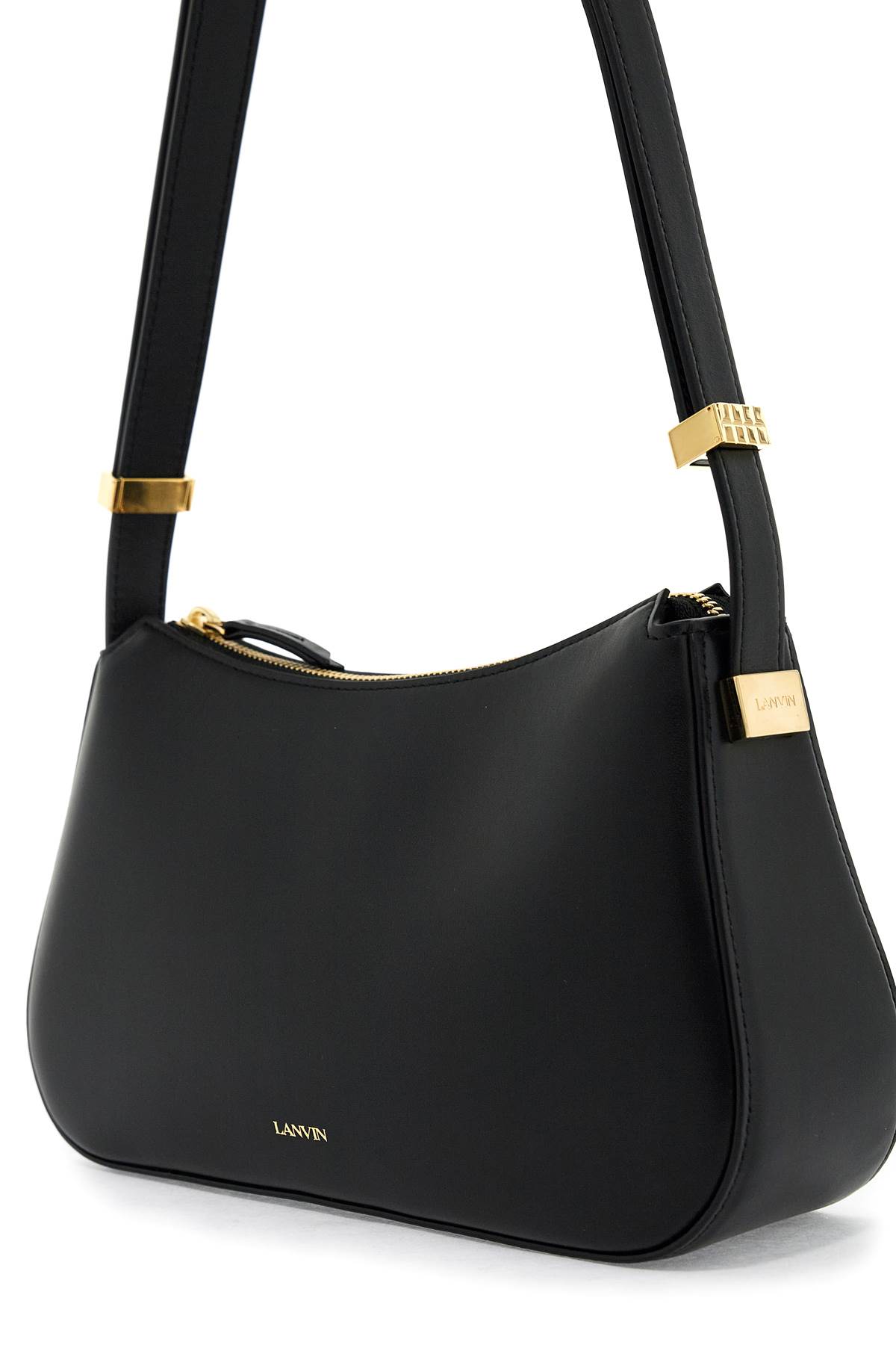 Shop Lanvin Concert Baguette In Noir (black)