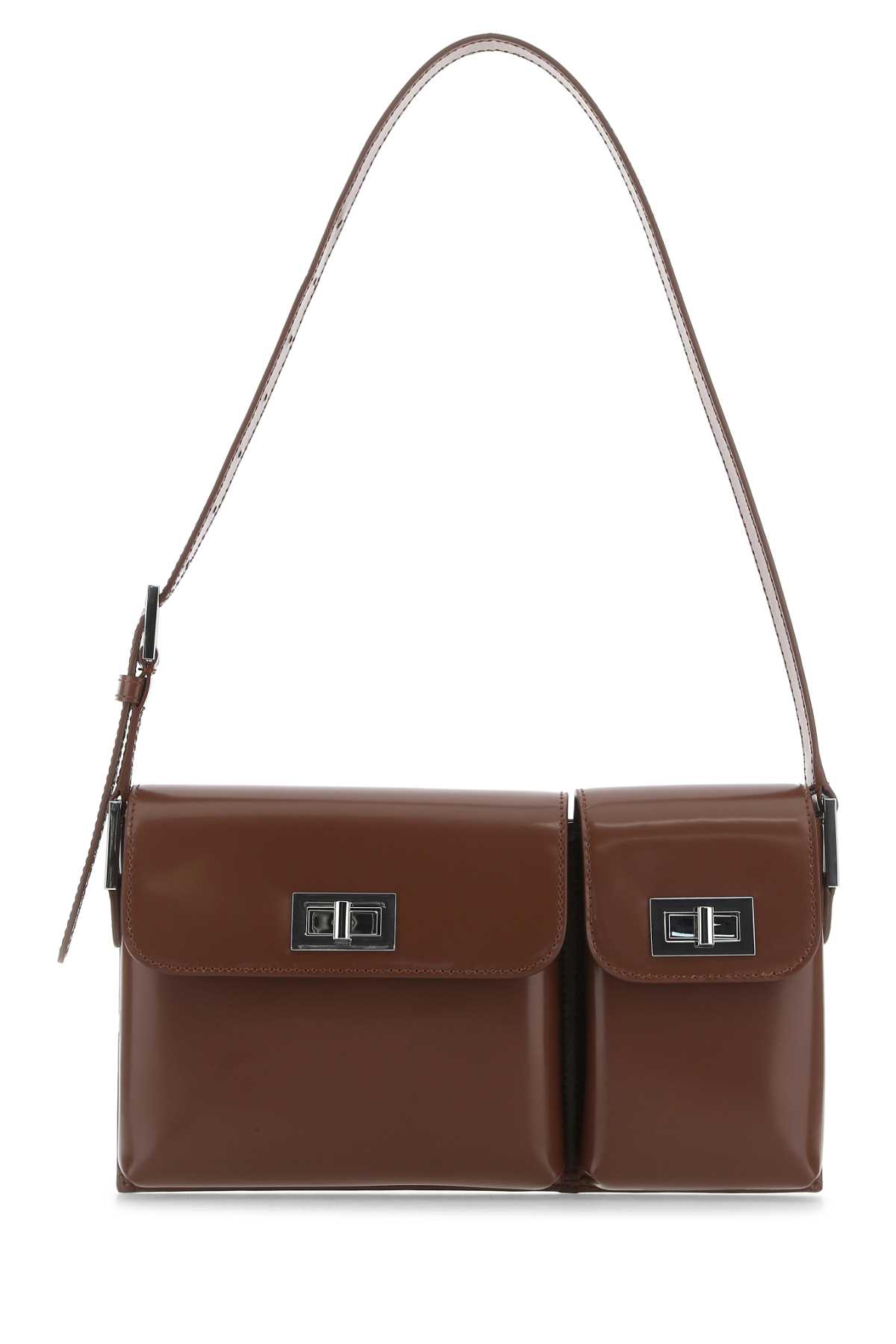 Brown Leather Billy Shoulder Bag