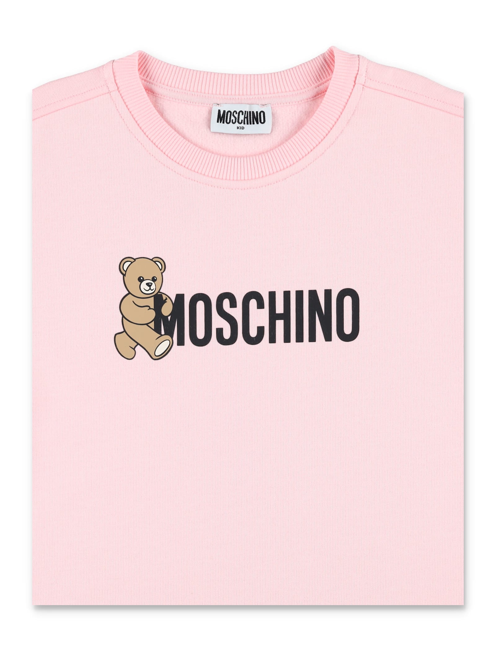 Moschino Kid - Sweatshirt Mini Dress In Pink