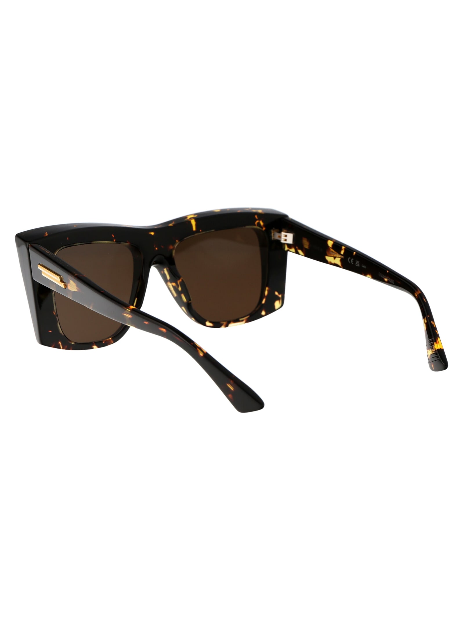 Shop Bottega Veneta Bv1270s Sunglasses In 002 Havana Havana Brown