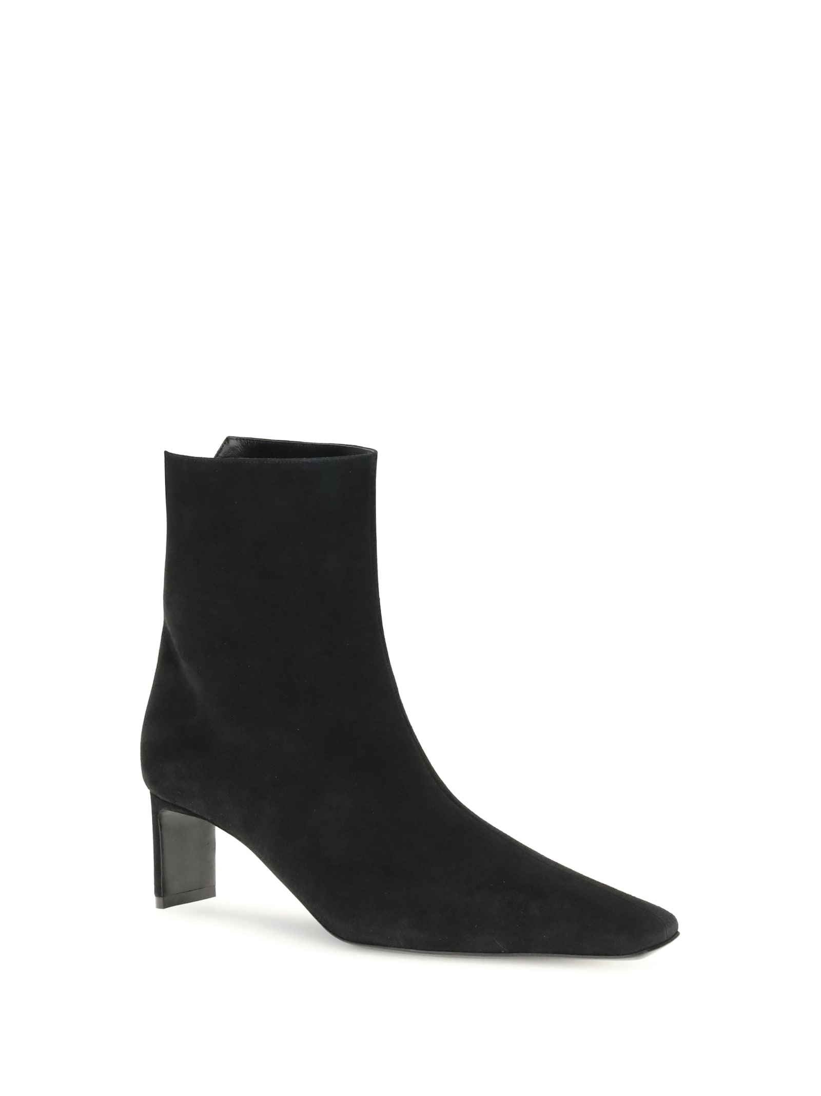 Khaite Ona Ankle Boot 55 In Black