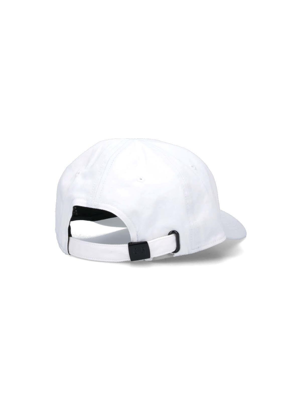 Shop C.p. Company Logo Baseball Cap In Bianco