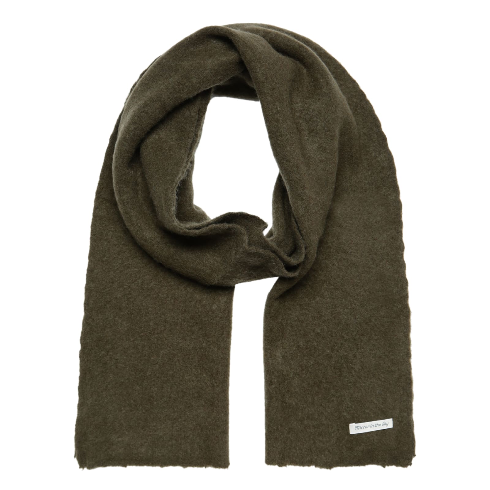 Mirror in the Sky Taupe Cashmere Scarf
