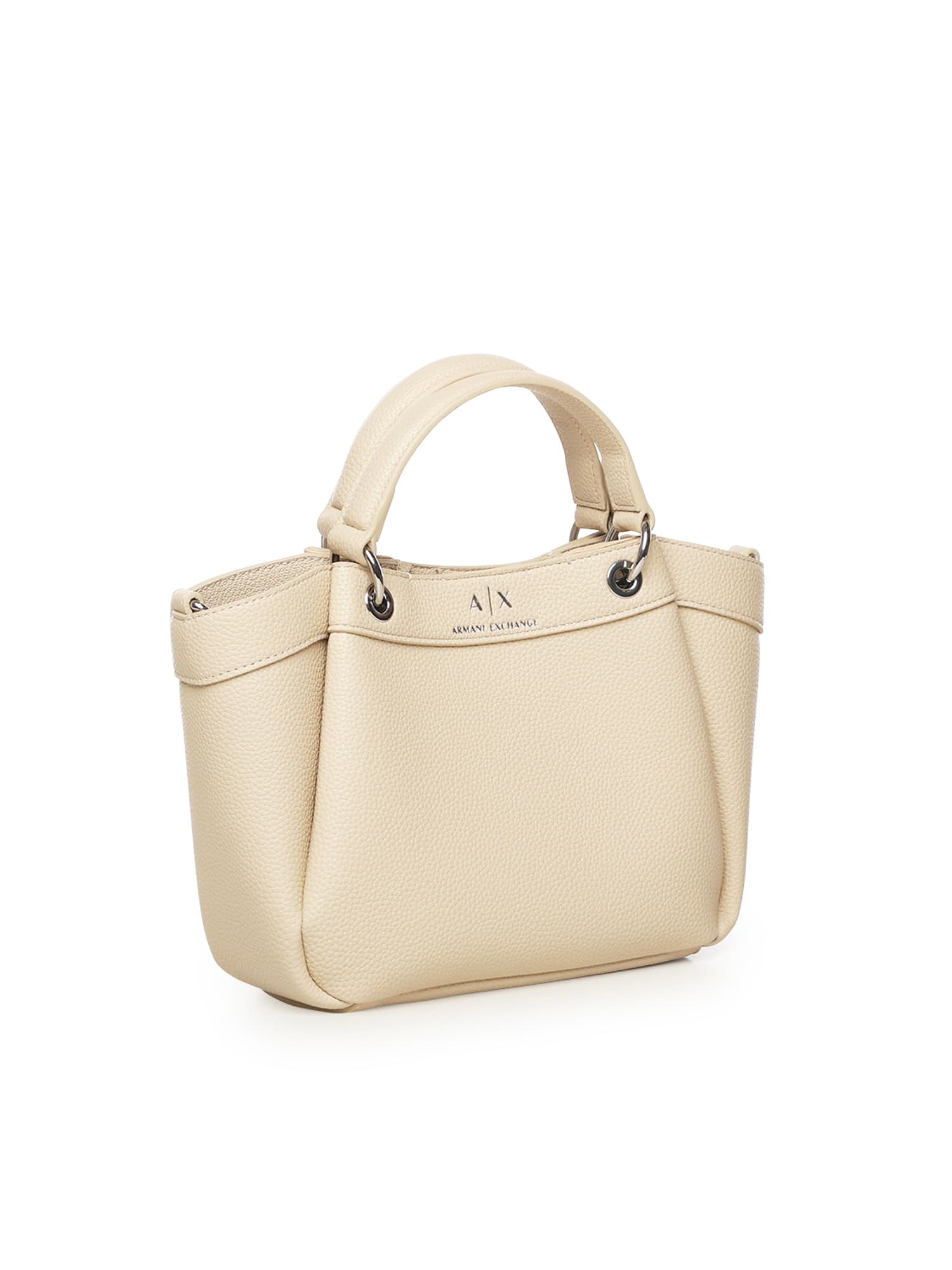 Armani Collezioni Wave S Handbag In Neutral
