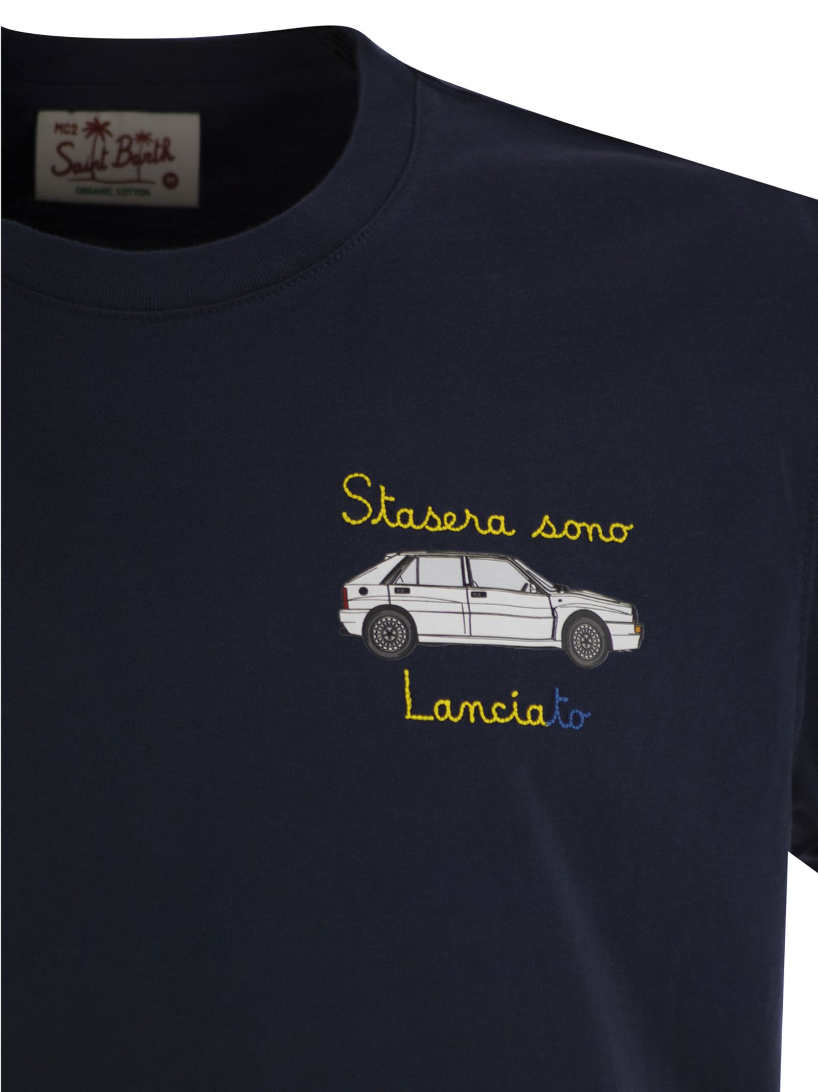 Mc2 Saint Barth T-shirt With Chest Print