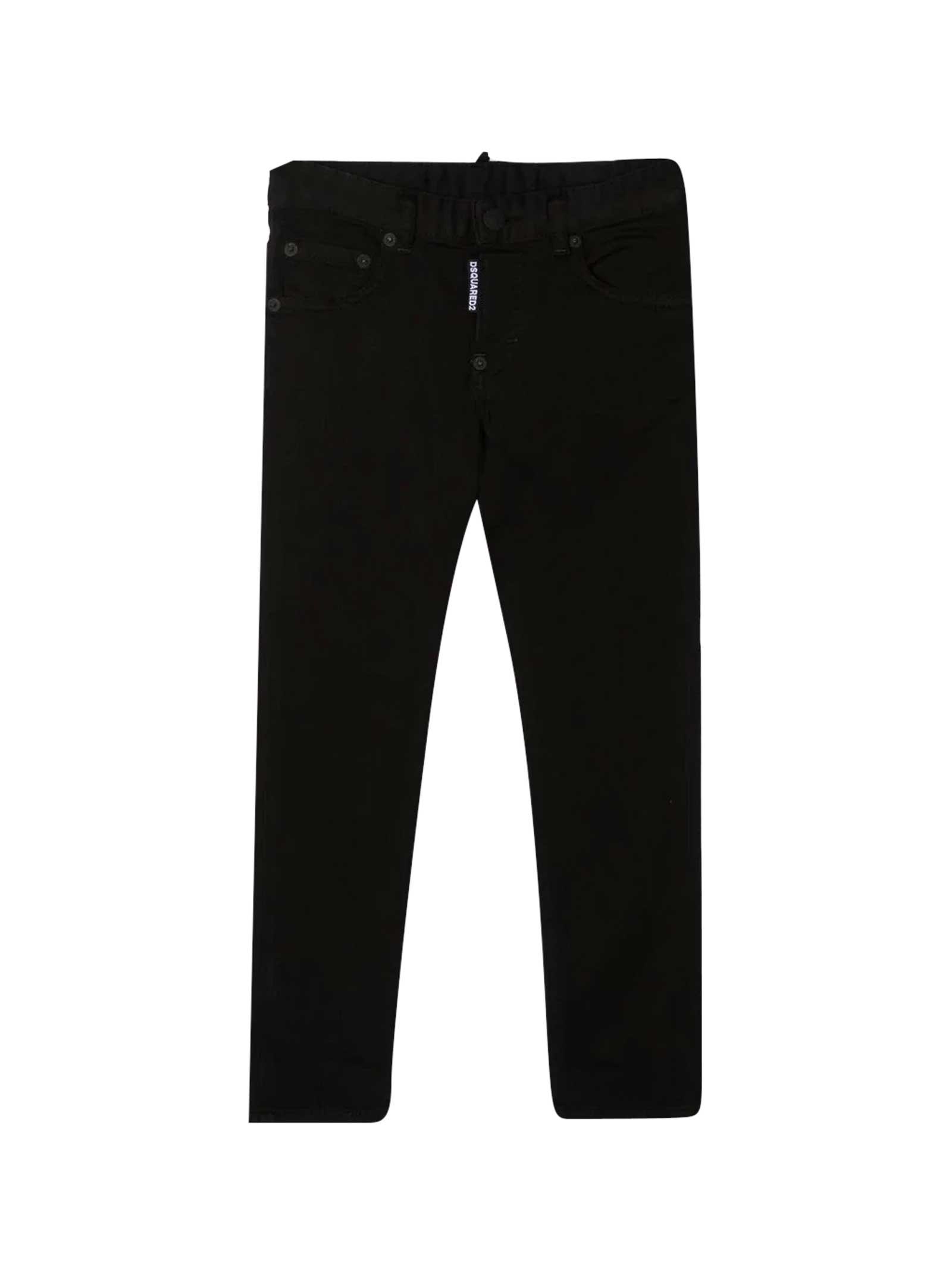 Dsquared2 Straight Teen Jeans With Application