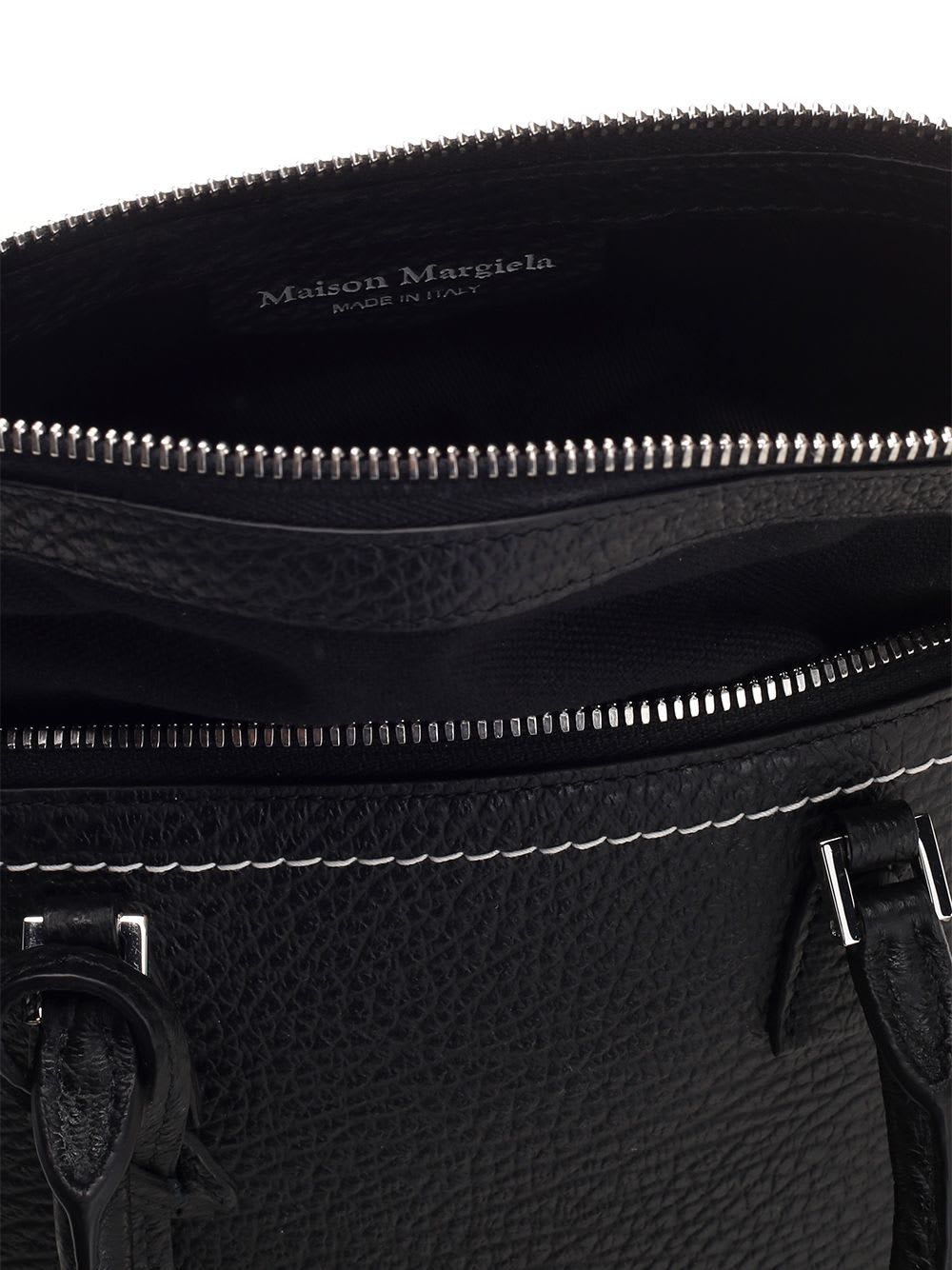 Shop Maison Margiela 5ac Mini Bag In Black