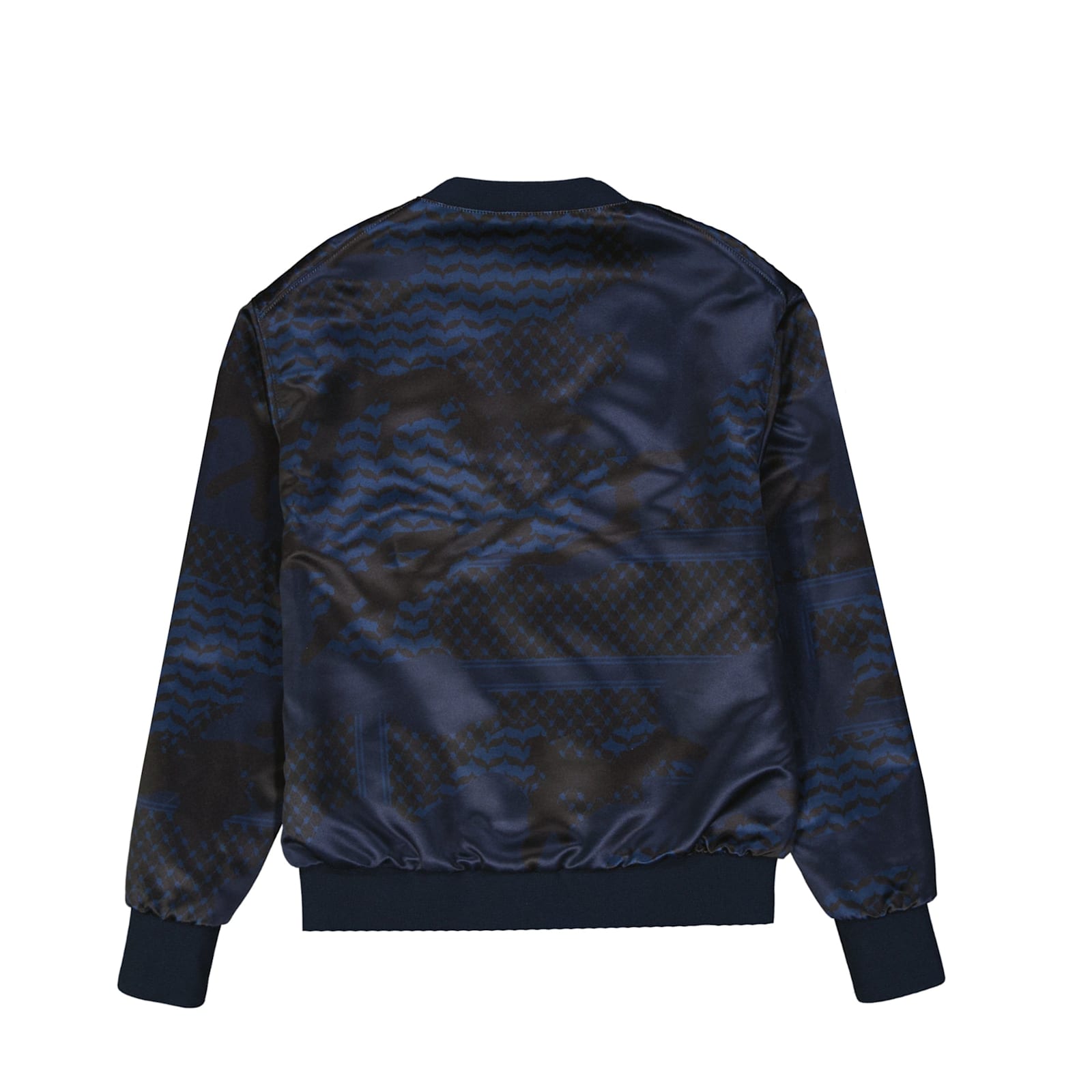 Shop Neil Barrett Bomber Jacket In Blue