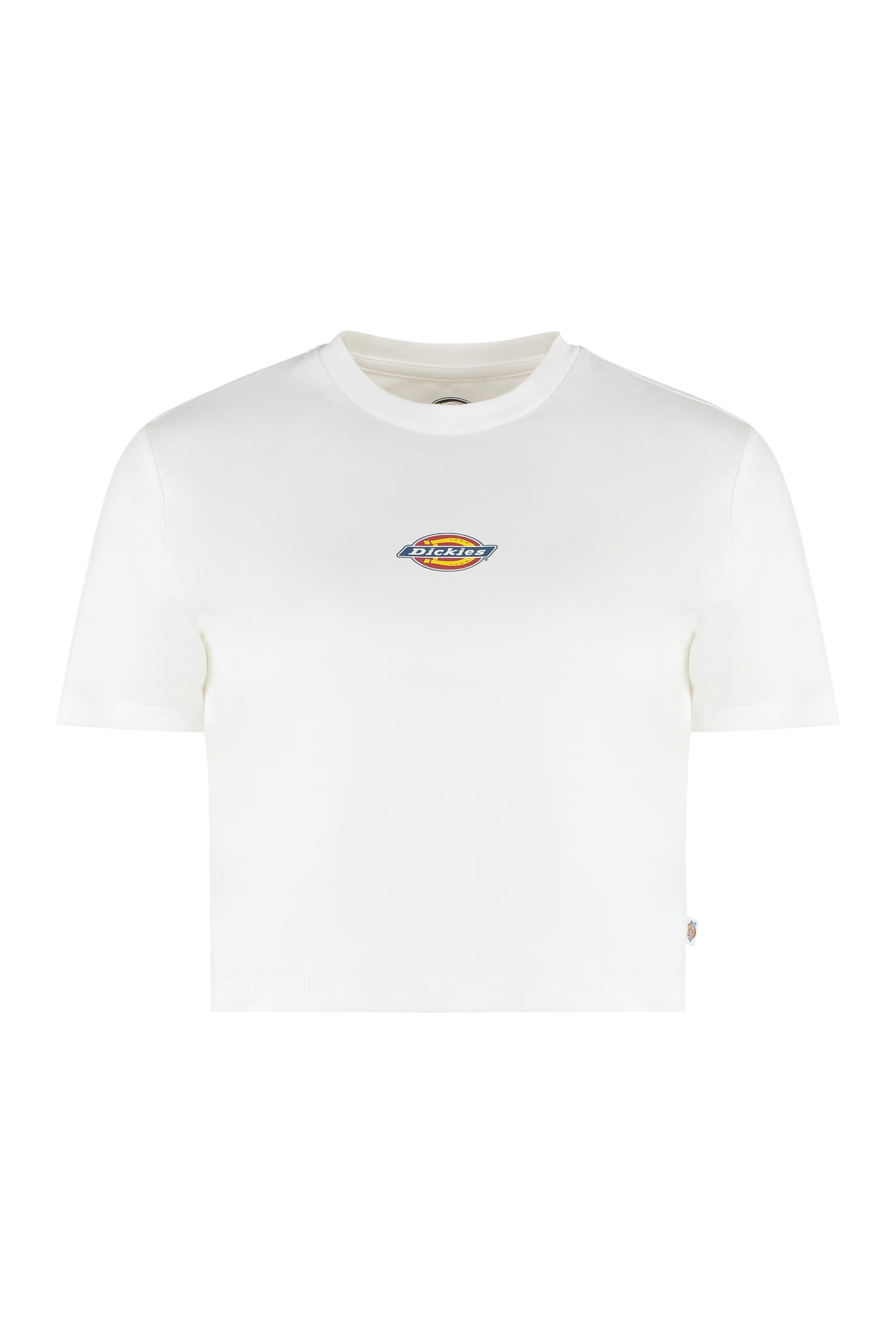 Dickies Maple Valley Printed Stretch Cotton T-shirt In White
