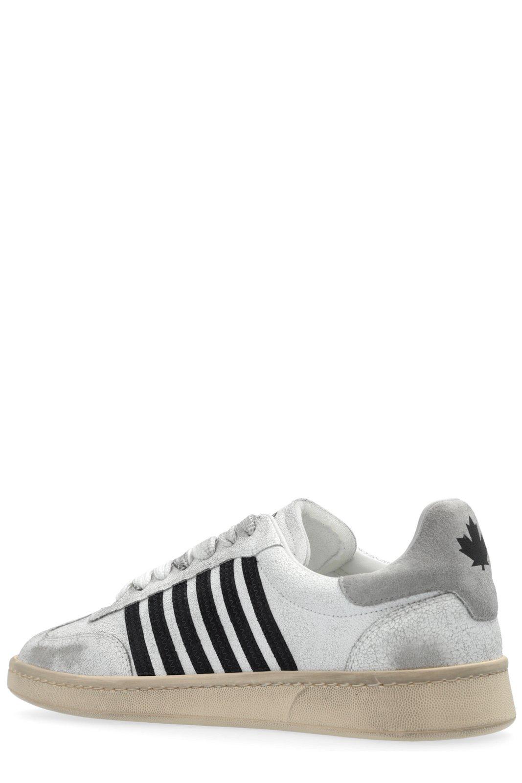 Shop Dsquared2 Boxer Vintage Low-top Sneakers In White