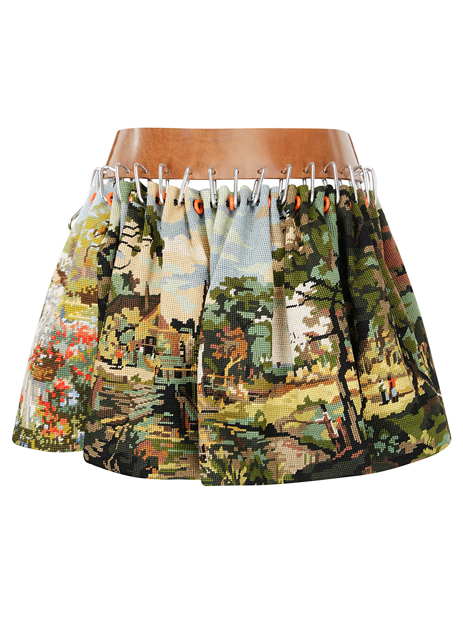 Shop Chopova Lowena Mini Carabiner Skirt In Multi