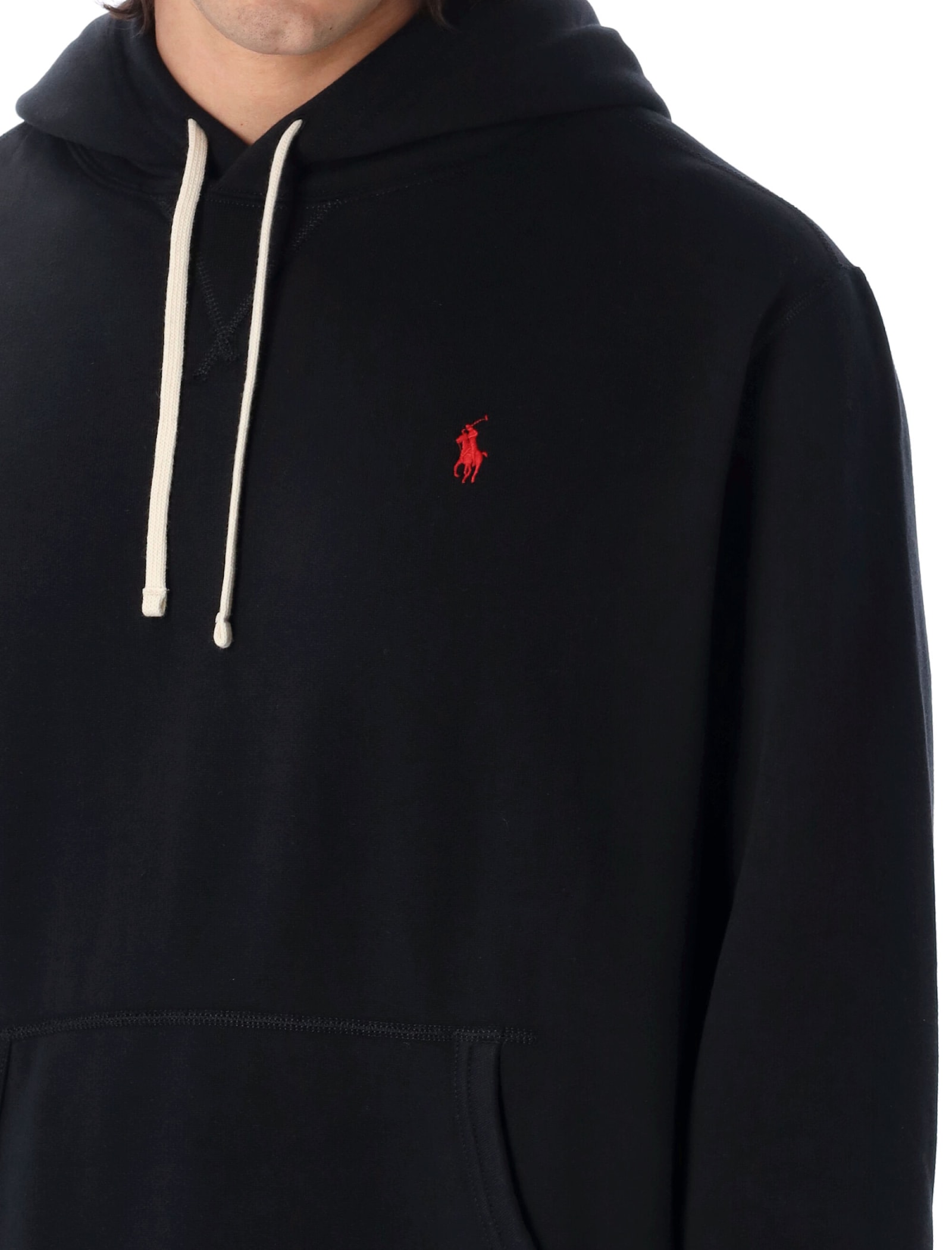 Shop Polo Ralph Lauren Classic Hoodie In Black