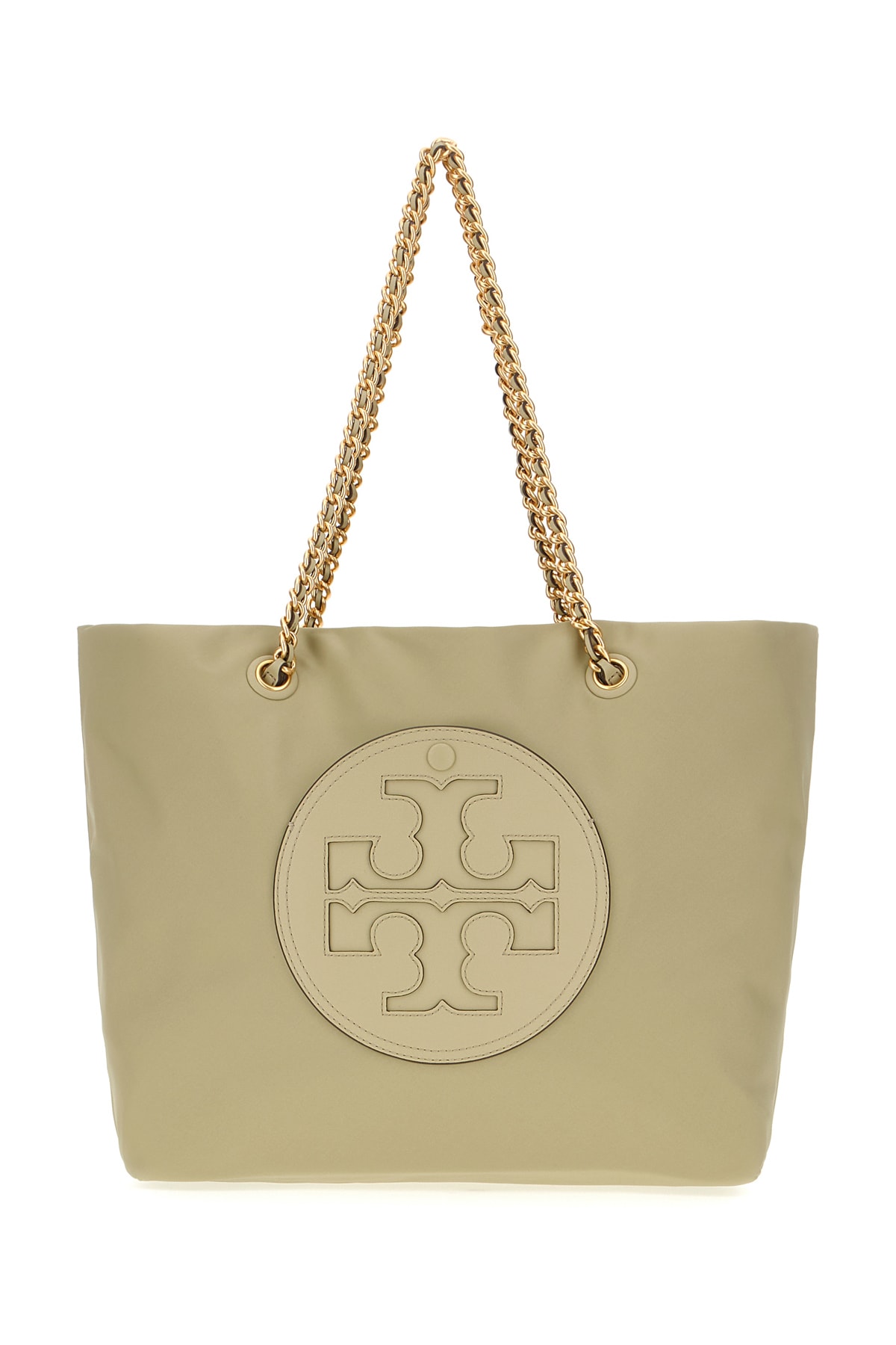 Tory Burch Sage Green Ella Shopping Bag In Olive Sprig