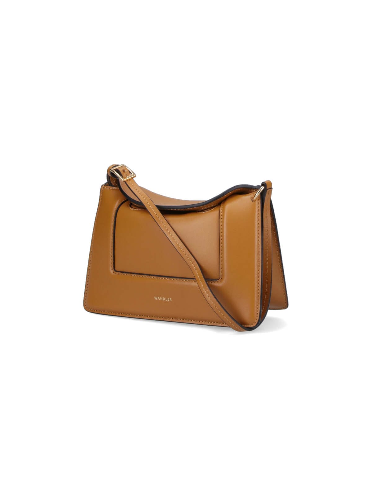 Shop Wandler Penelope Mini Bag In Brown