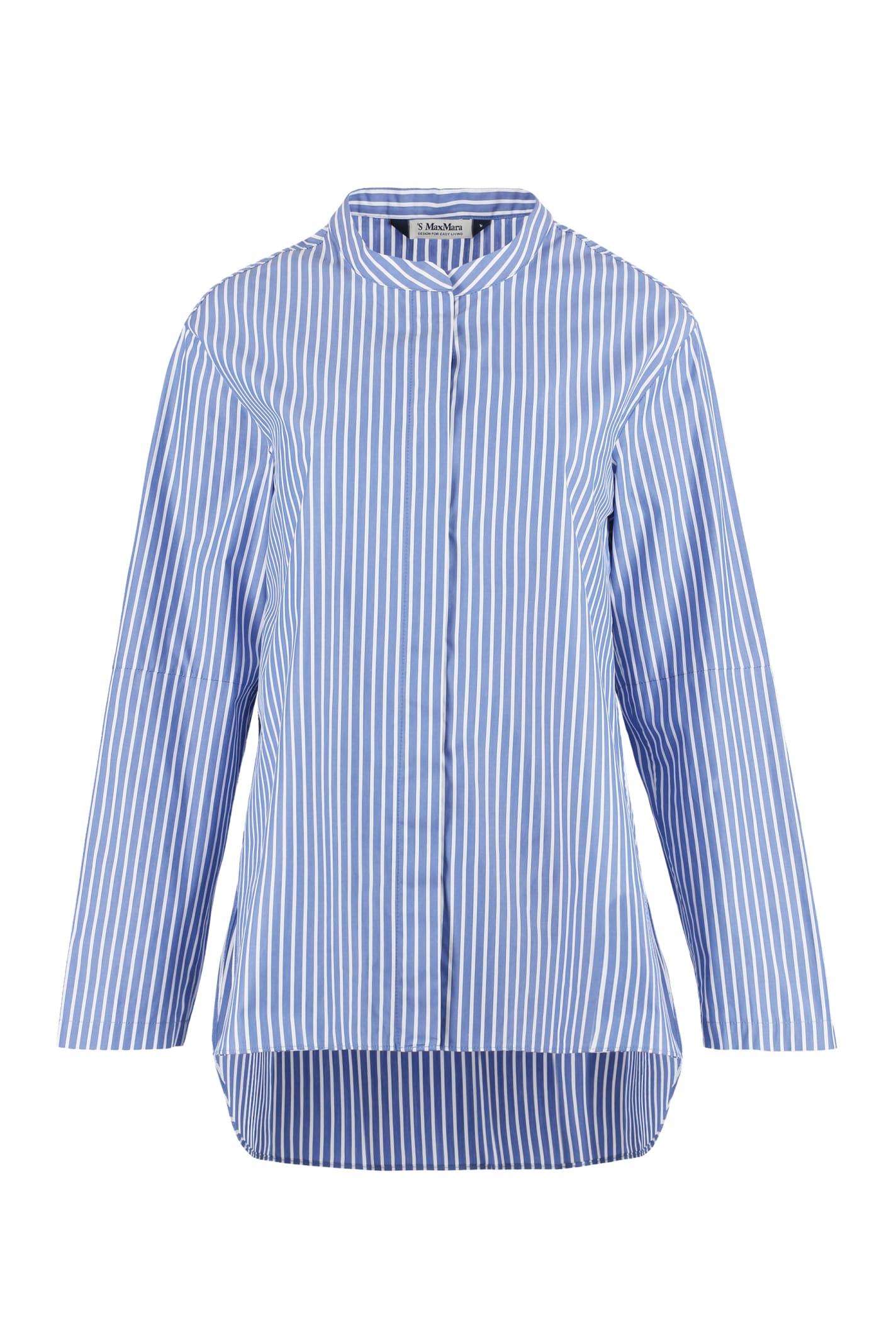 'S MAX MARA LINDA STRIPED COTTON SHIRT