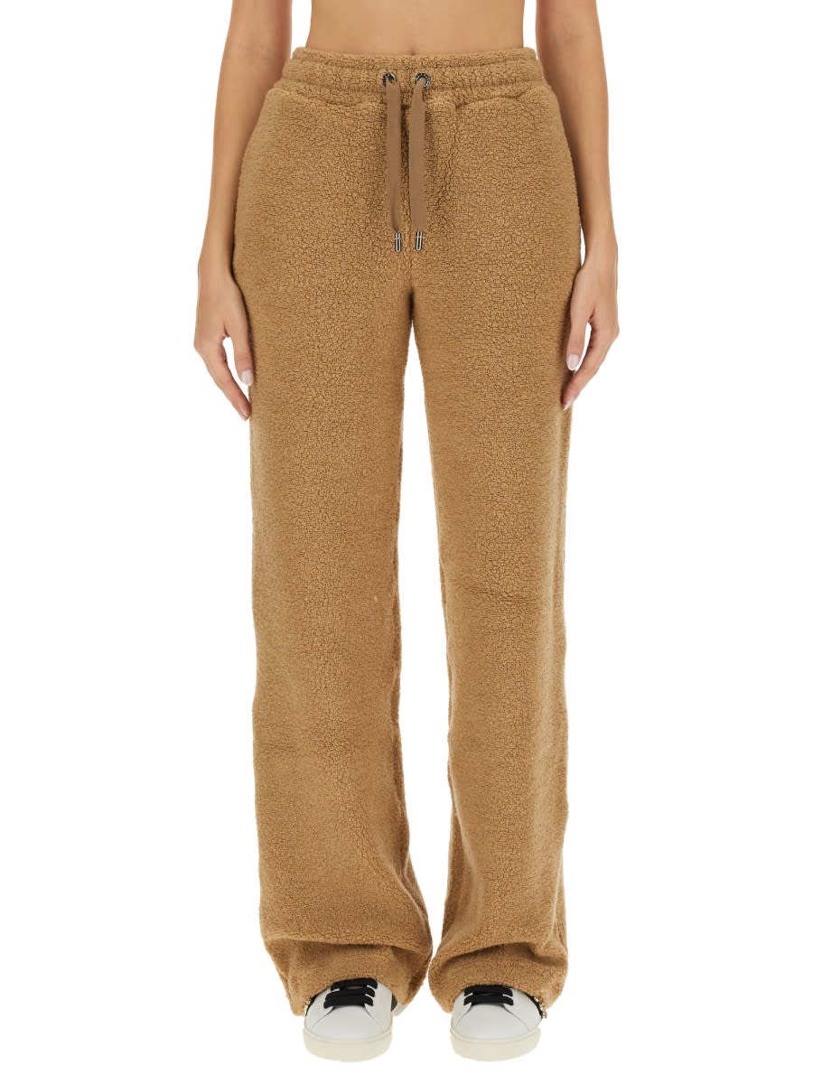 Shop Dolce & Gabbana Jogging Pants In Beige